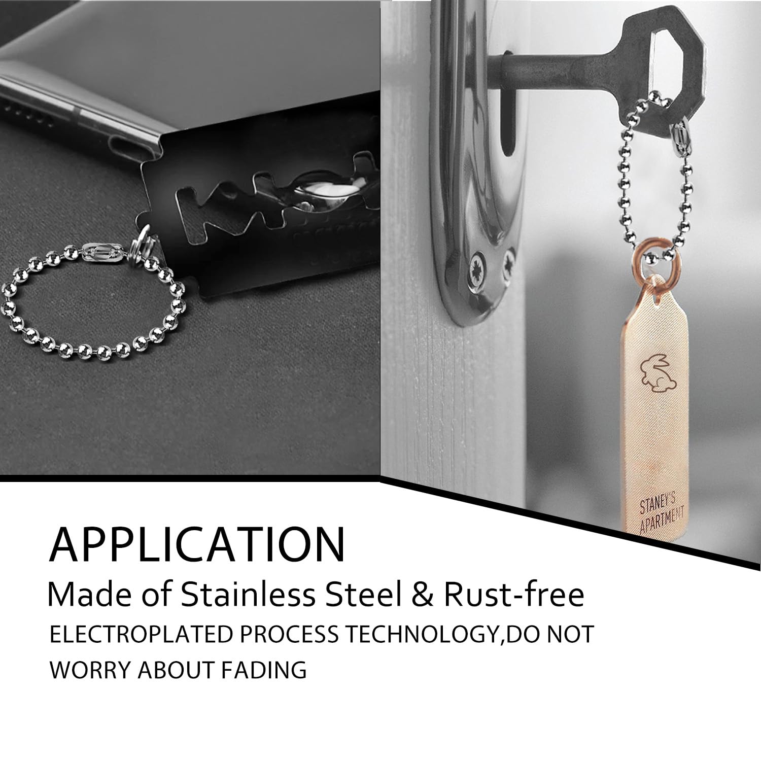 Dotlite Silver Ceiling Fan Pull Chain, 120'' Extra Long Rust Proof 3Mm Beaded Ball Light Pulls Extension Chains With 20 Connecto