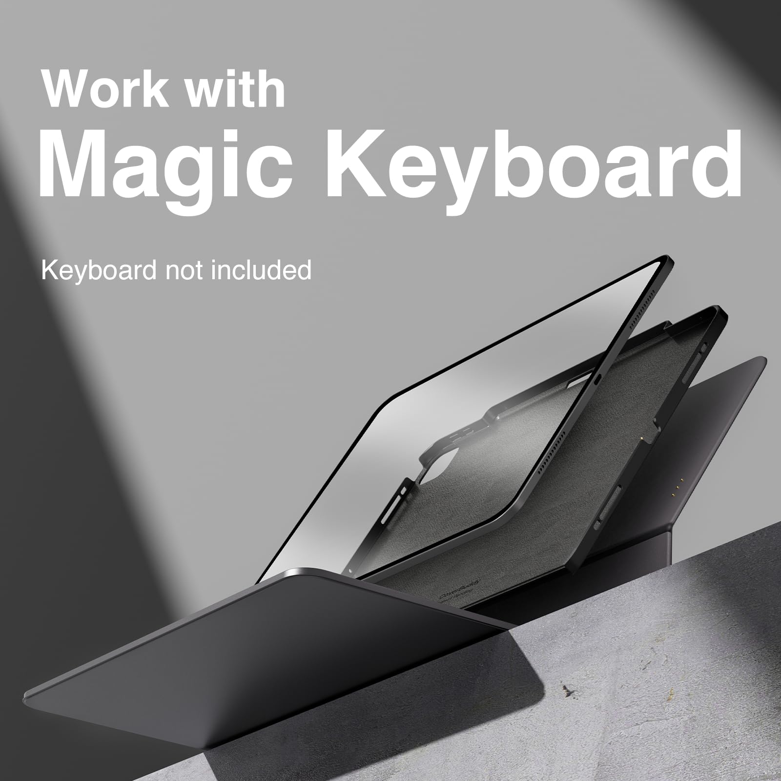 Switcheasy Coverbuddy Lite For 2024 Ipad Pro 11''   Ipad Pro Case Compatible With Magic Keyboard For Ipad Pro (M4), With Apple P