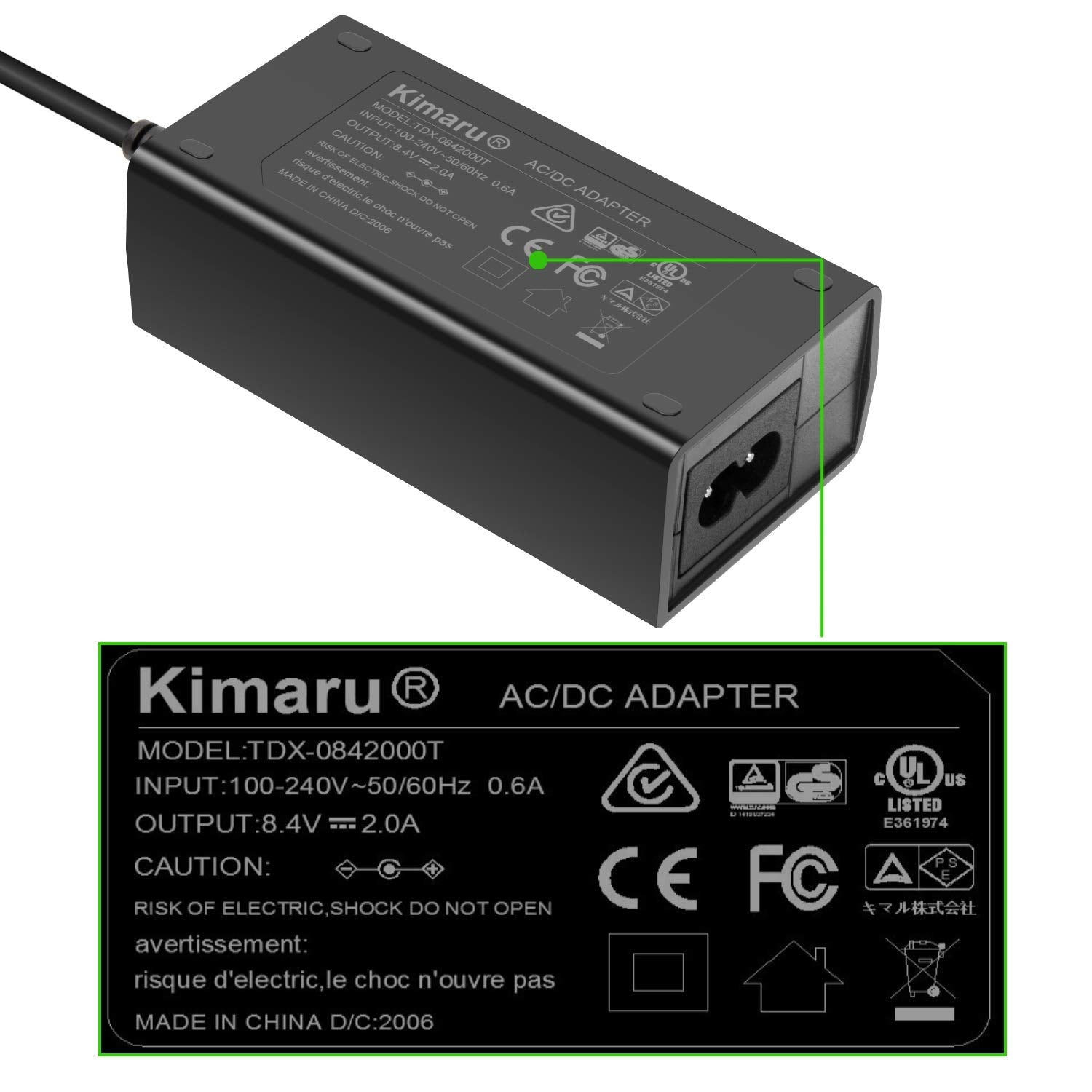 Kimaru Dmw Dcc8 Dc Coupler Dmw Ac10 Dmw Ac8 Ac Power Adapter Dmw Blc12 Dummy Battery Kit For Panasonic Lumix Dmc Gh2 G5 G6 G7 G80 G81 G85 G5X Gx8 Fz300 Fz1000 Fz2500 Dc G90 G95 G99 Cameras.