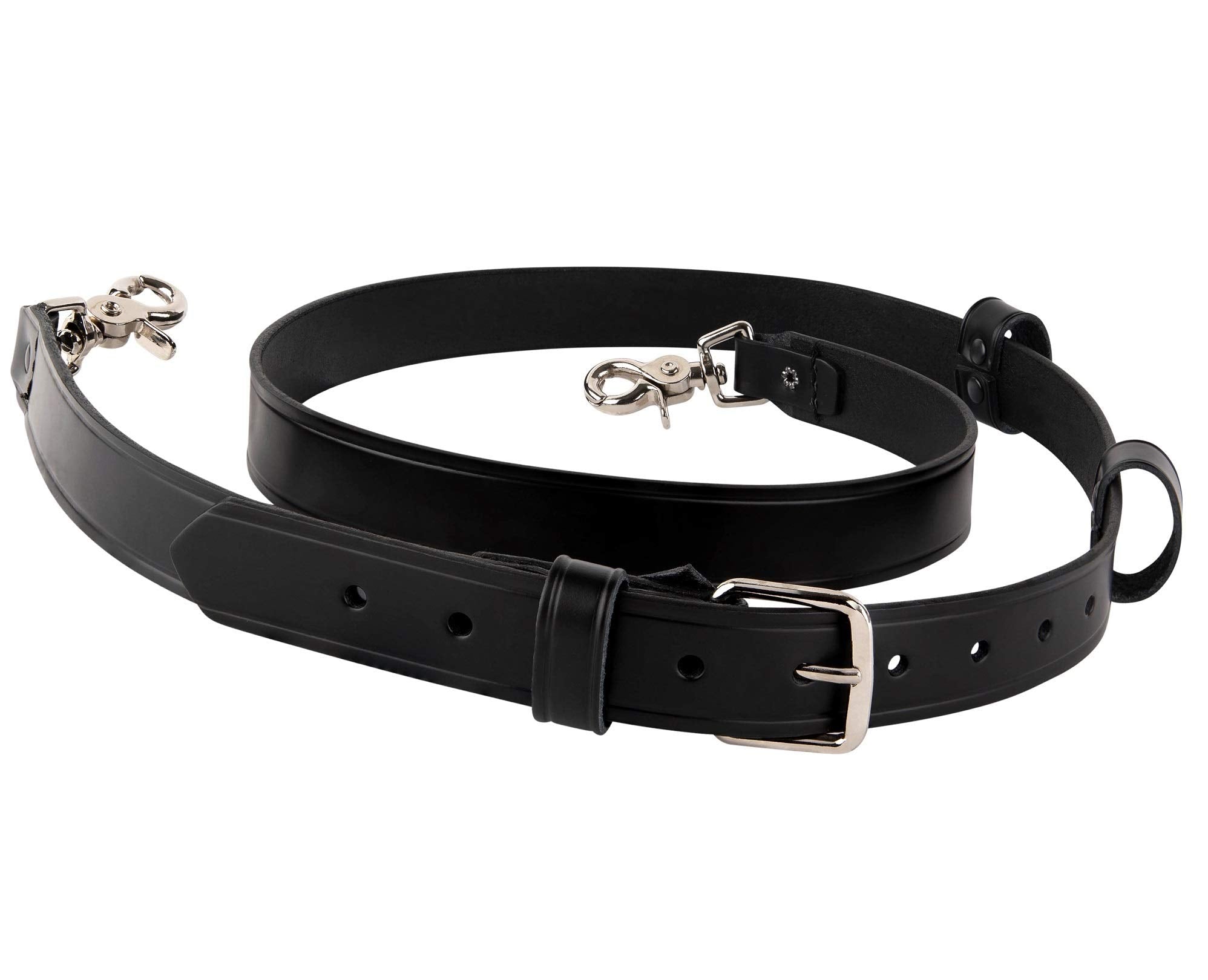 Perfect Fit Premium Quality Firefighter Leather Radio Strap