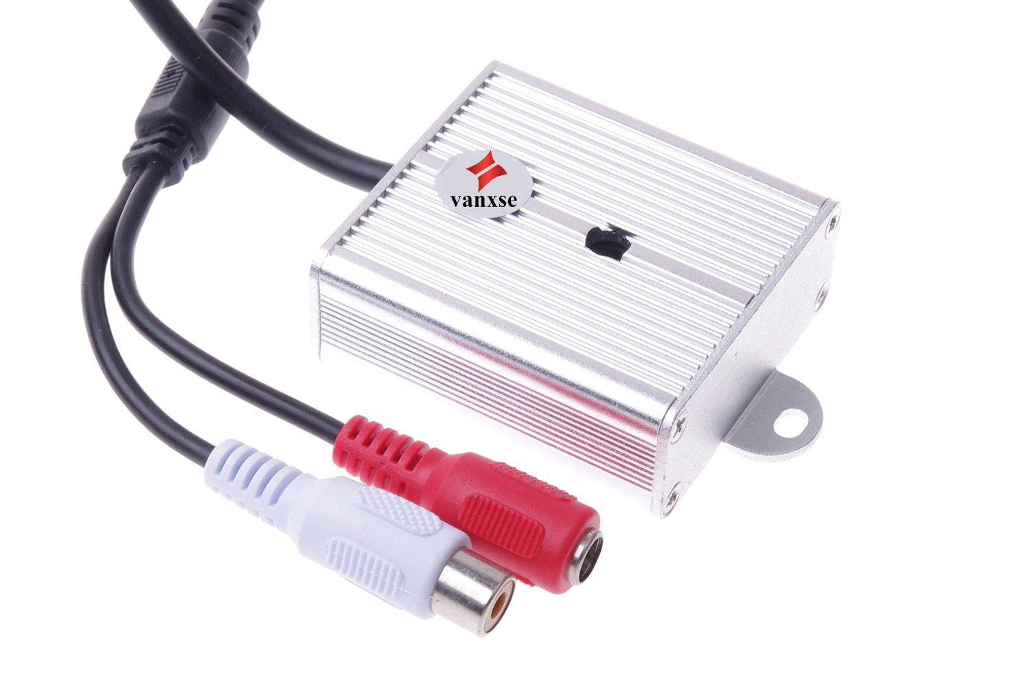 Vanxse Mini Microphone High Sensitive Pickup Audio Mic Waterproof Metal Case For Cctv Security Camera Dvr System