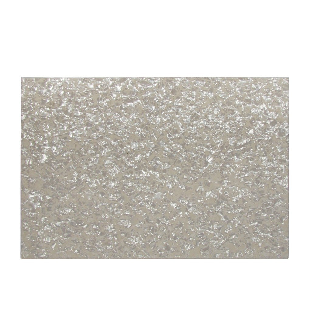 FLEOR 11.4 x 17 Inch Blank Guitar Bass Pickguard Sheet DIY Guitar Pickguard Backplate Scratch Plate Material,4Ply Aged Pearl