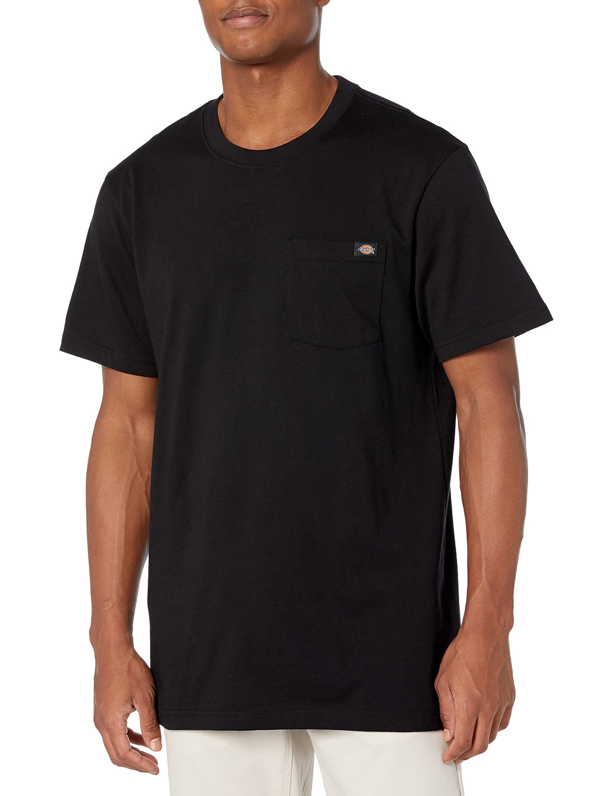 Dickies Mens Short-Sleeve Pocket T-Shirt Black ,6X