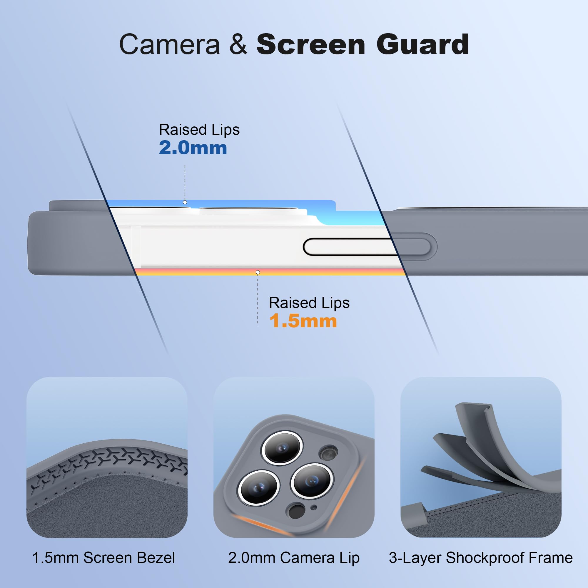 Skylmw Designed For Iphone 14 Pro Case With Magnetic Invisible Stand Compatible With Magsafe Military Drop Tested Shockproof Sil