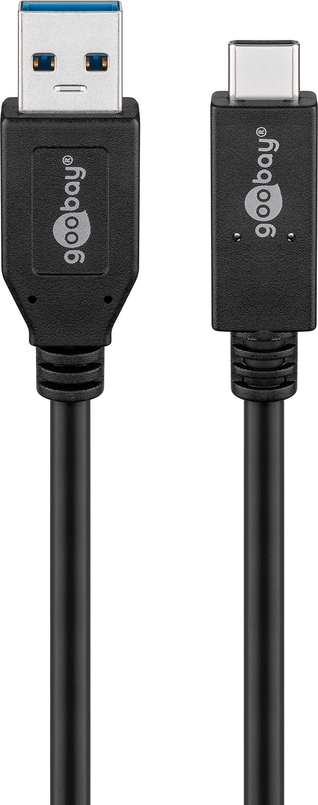 Goobay 41074 Sync & Charge Super Speed+ USB-C 3.0 Gen 2 Type-C Charging and Sync Cable, 10 Gbps, 3A, 1 m