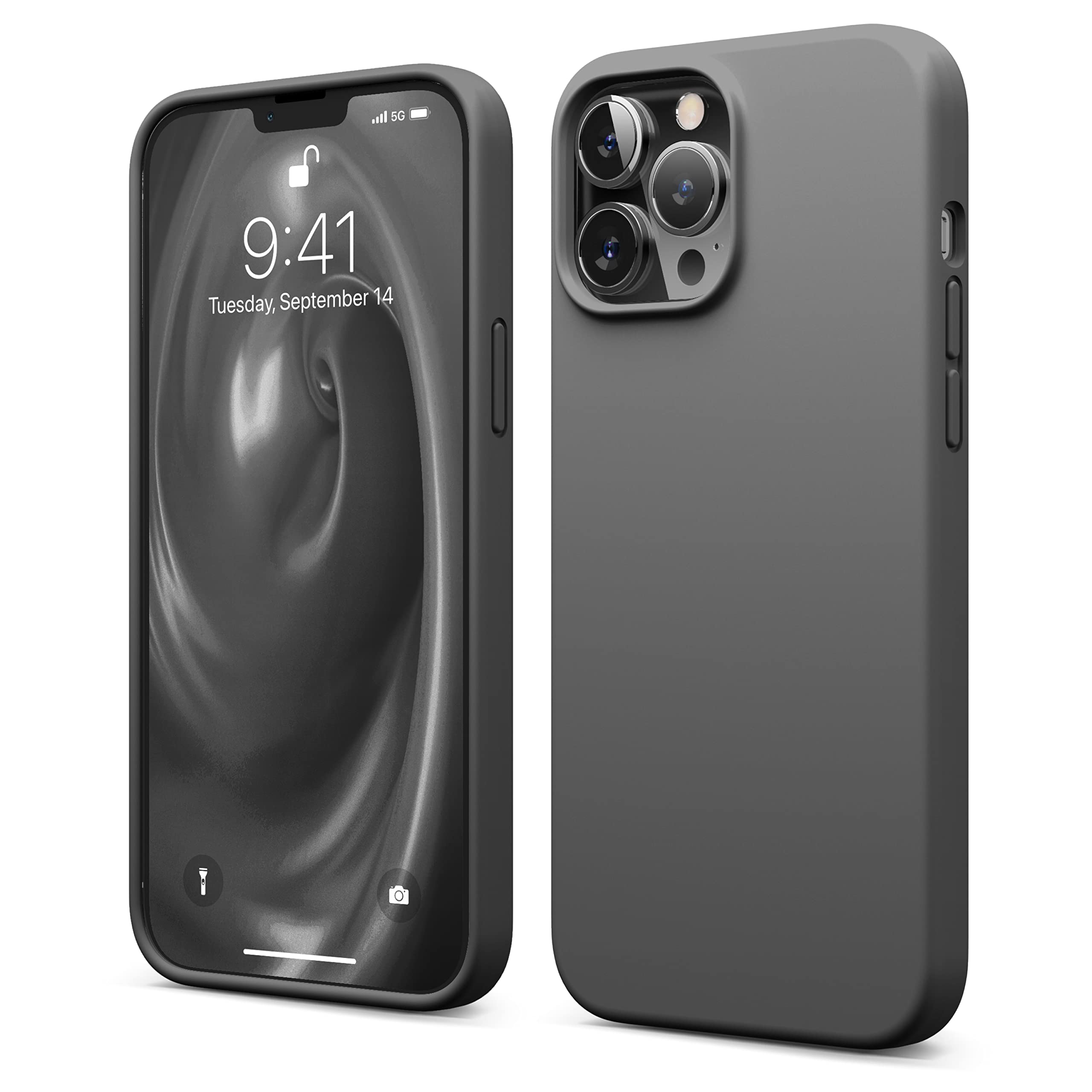 Elago Liquid Silicone Case Compatible With Iphone 13 Pro Max (6.7''), Full Body Full Body Case   Anti Shock Anti Scratch Soft Mi