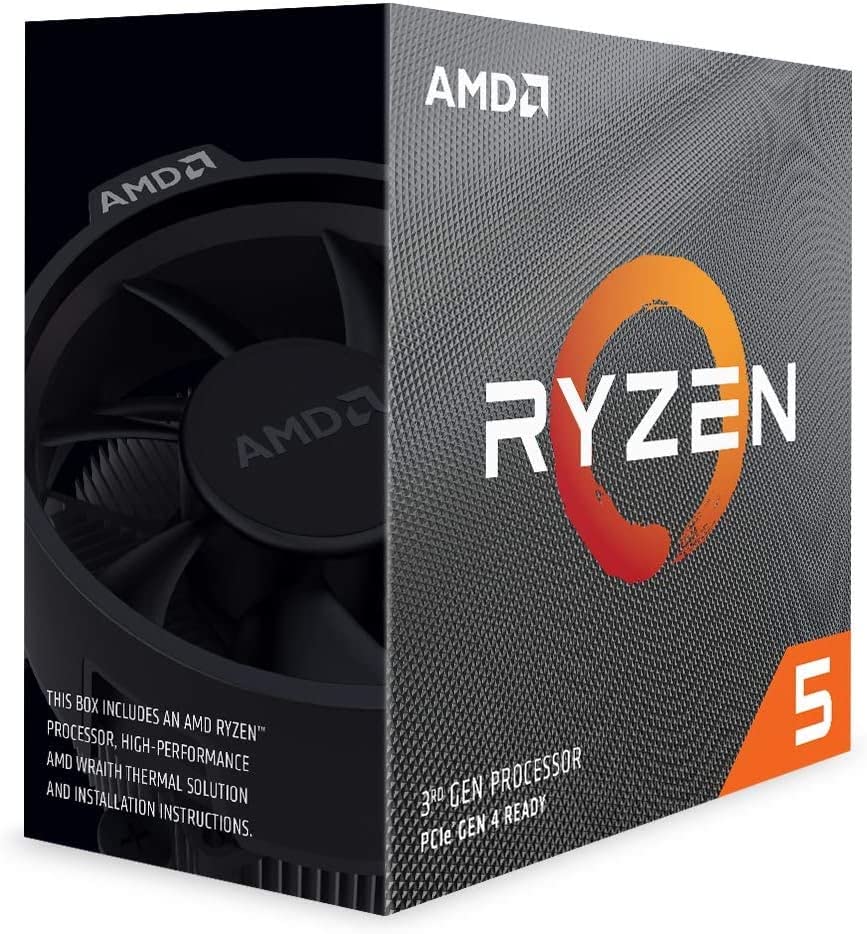 Amd Ryzen 5 3600 6 Core, 12 Thread Unlocked Desktop Processor With Wraith Spire Cooler