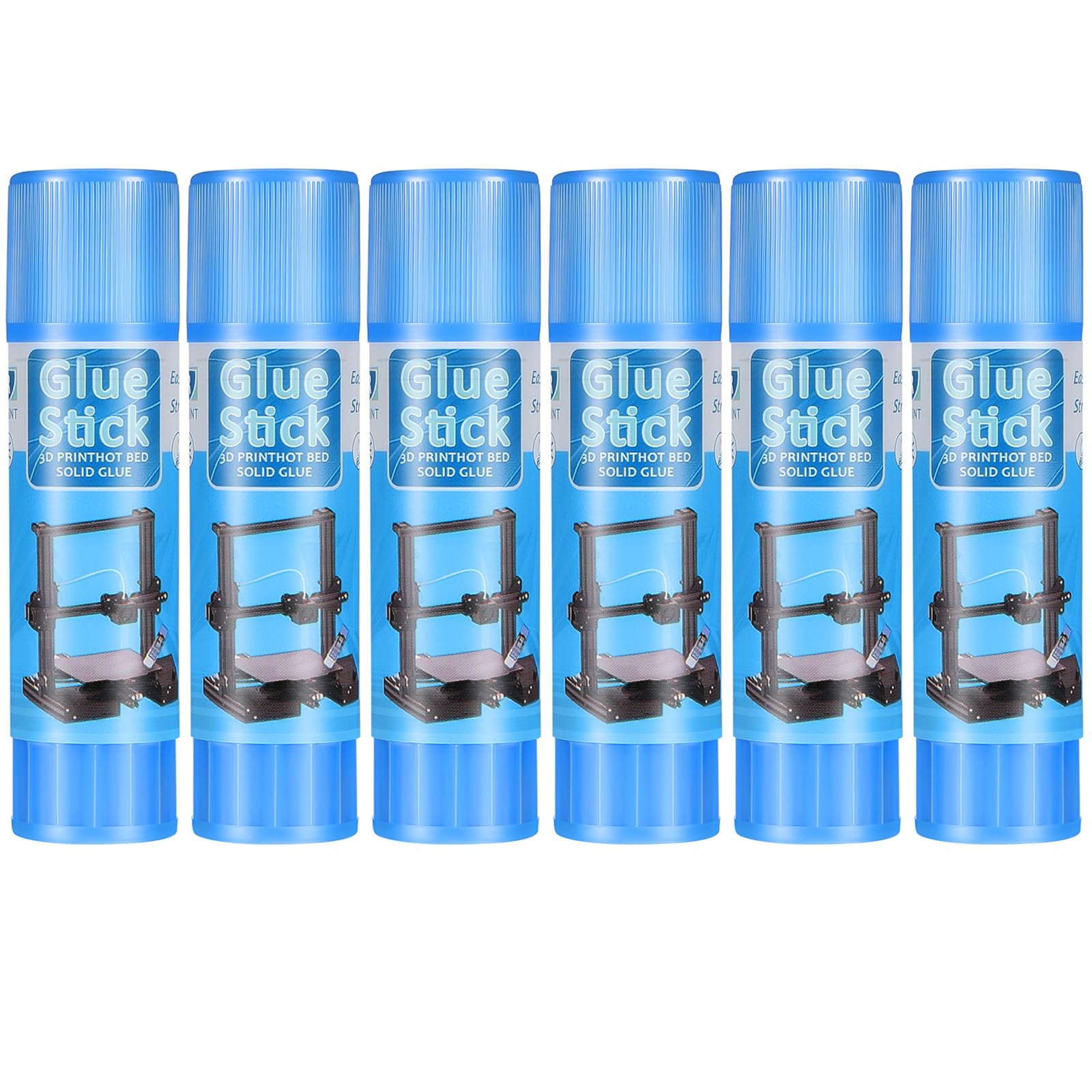 Outus 3D Printer Glue Sticks PVP Solid Glue Sticks for 3D Printer Hot Bed Removing Printing Models(6 Pieces)