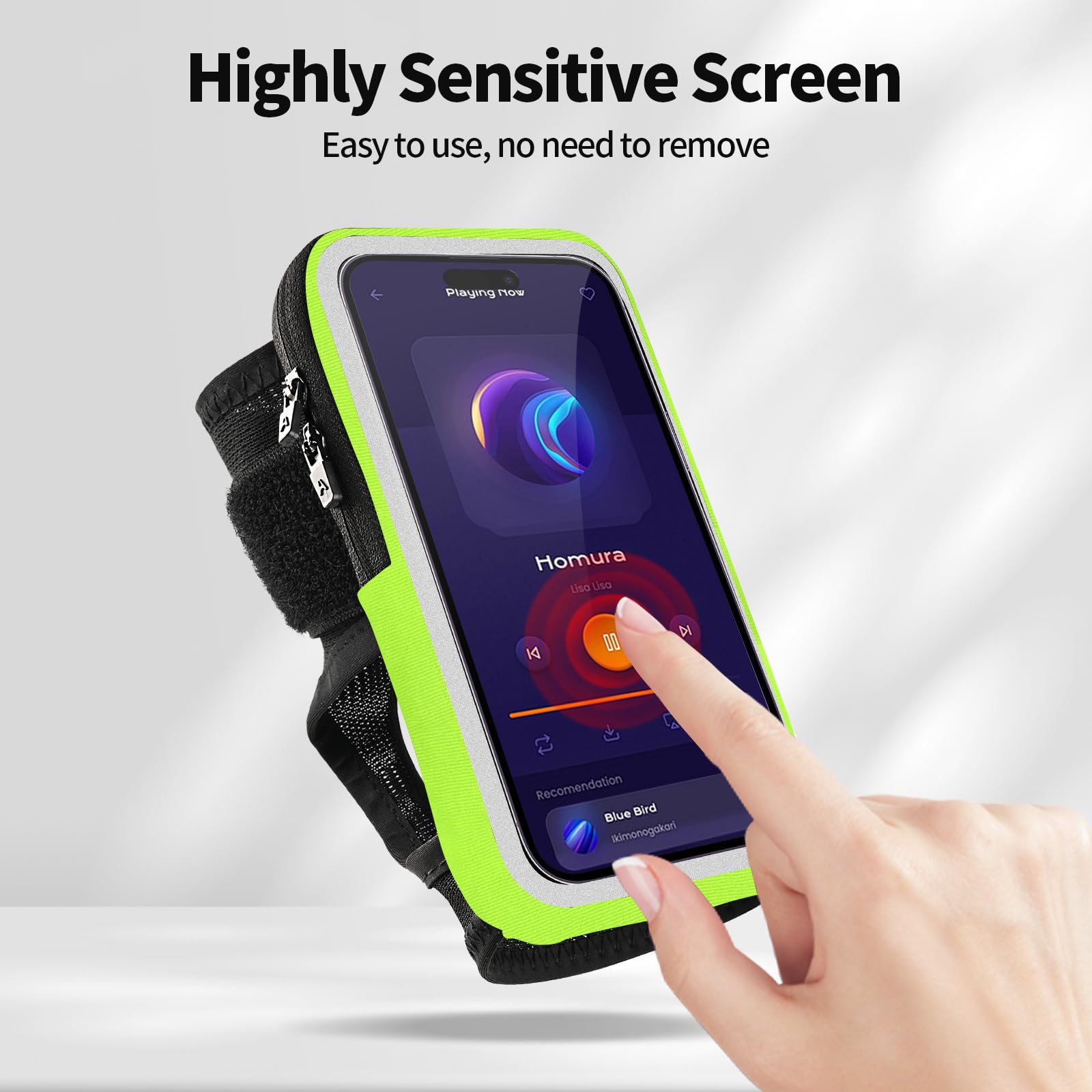 Wristbands Phone Holder For Running, Forearm Running Armbands For Iphone 16/15 Pro/14 Plus/13/11/Xr/Xs, Galaxy S24/S10, Supports