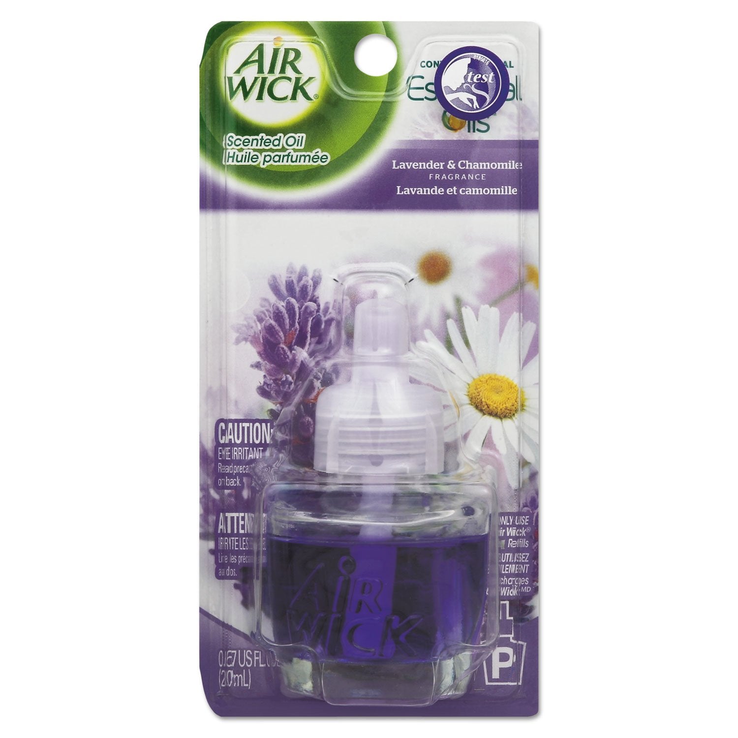 Air Wick Scented Oil 8 Refills, Lavender & Chamomile, (8X0.67Oz), Air Freshener