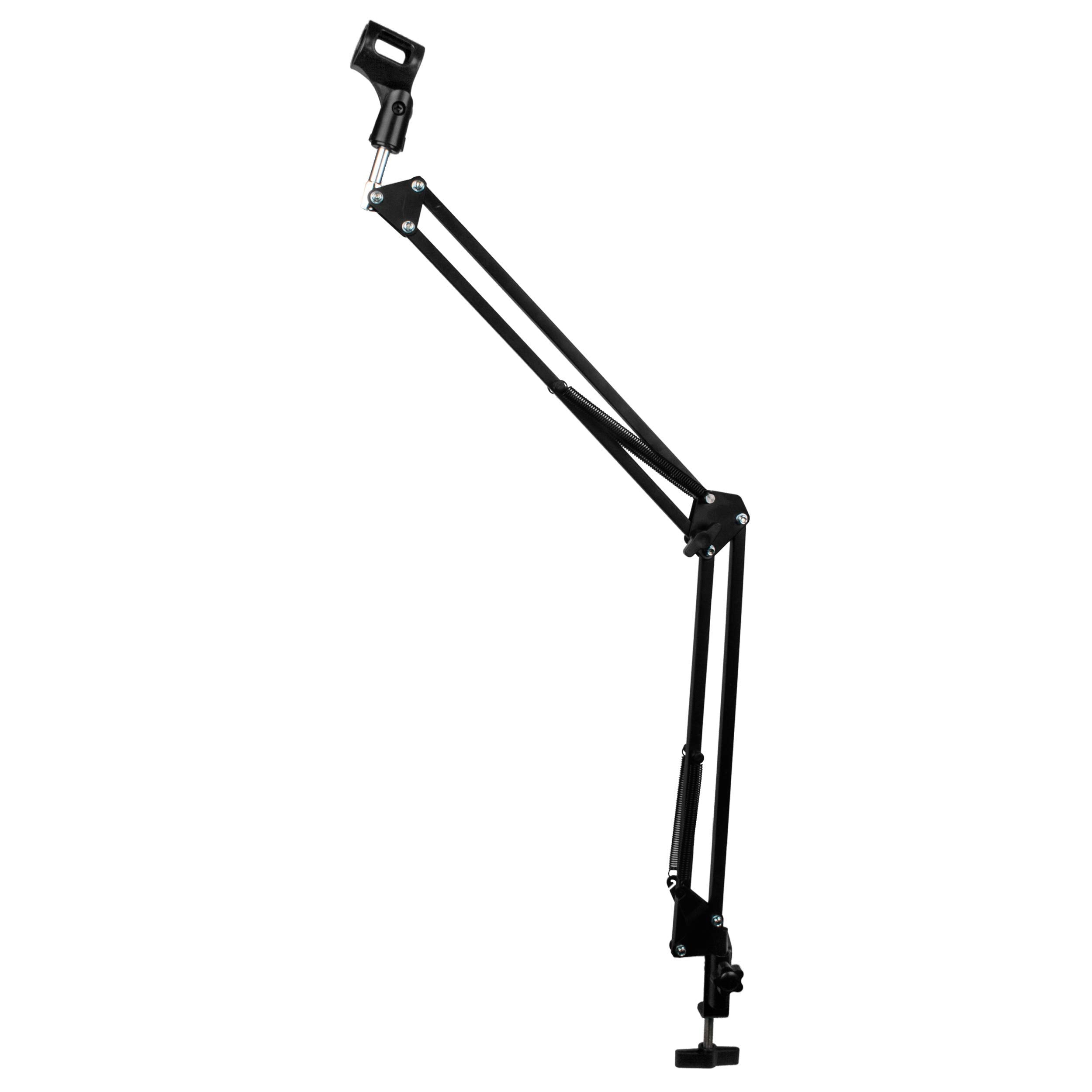 Dragonpad Usa Microphone Scissor Boom Arm With Desk Mount   Black Frame