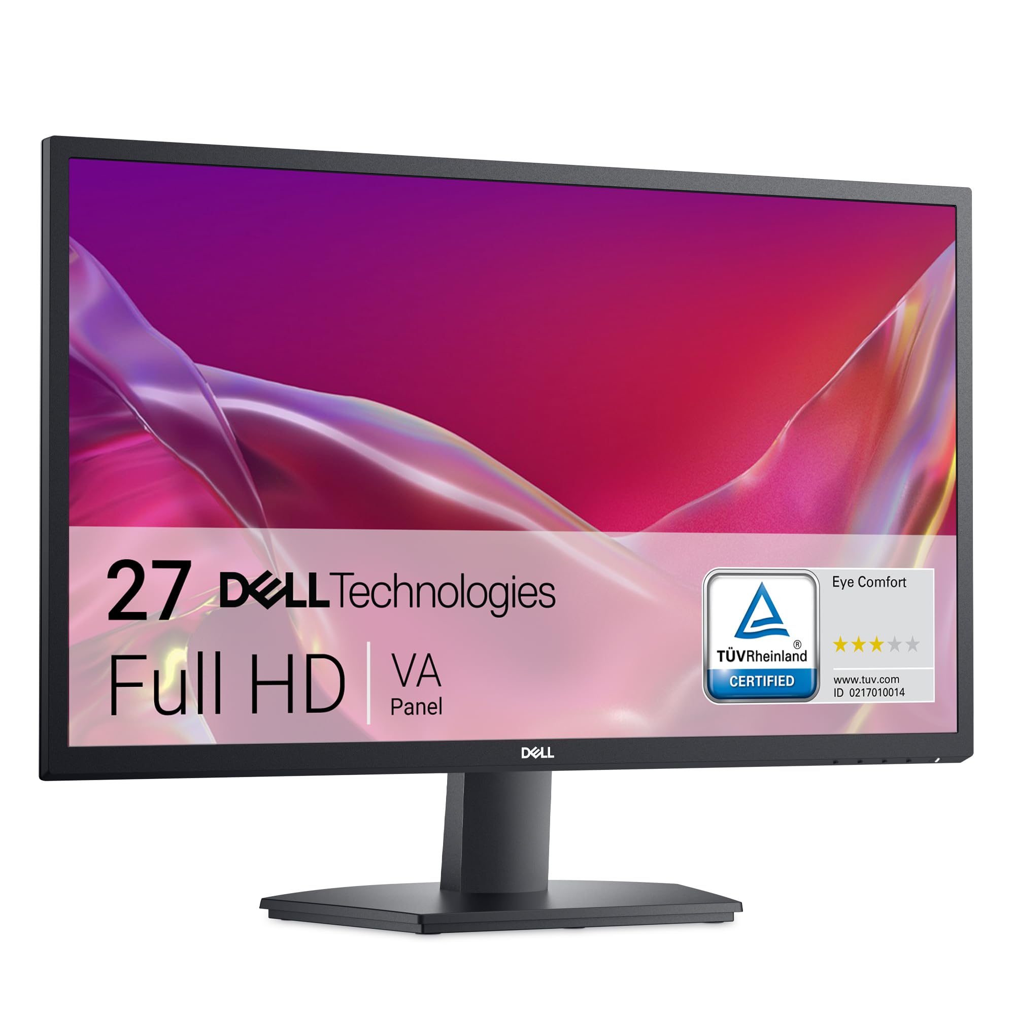 Dell 27 SE2725H Monitor - 27-Inch Full HD (1920x1080), VA Panel, Tilt Functionality, Certified by TV Rheinland for 3-Star Eye Co