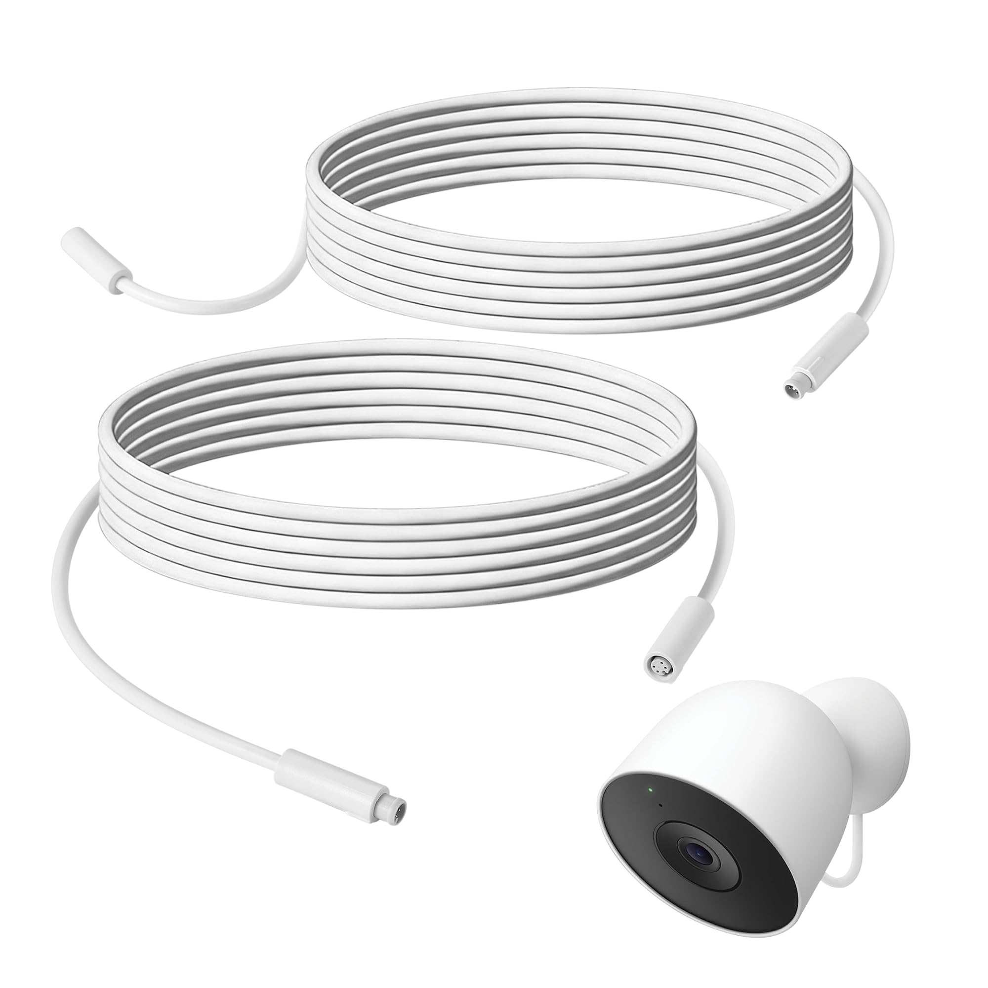 Wasserstein 18ft Cord for Google Nest Cam Outdoor (Wired, 2nd Gen) (2Pack)