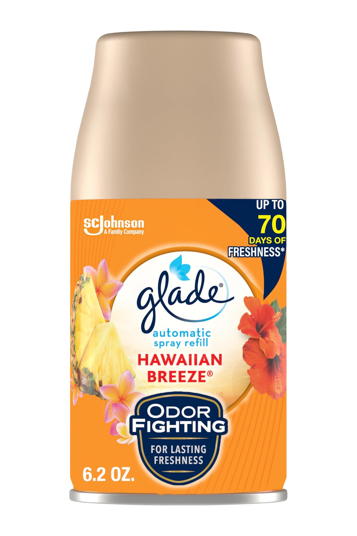 Glade Automatic Spray Refill, Air Freshener For Home And Bathroom, Hawaiian Breeze, 6.2 Oz