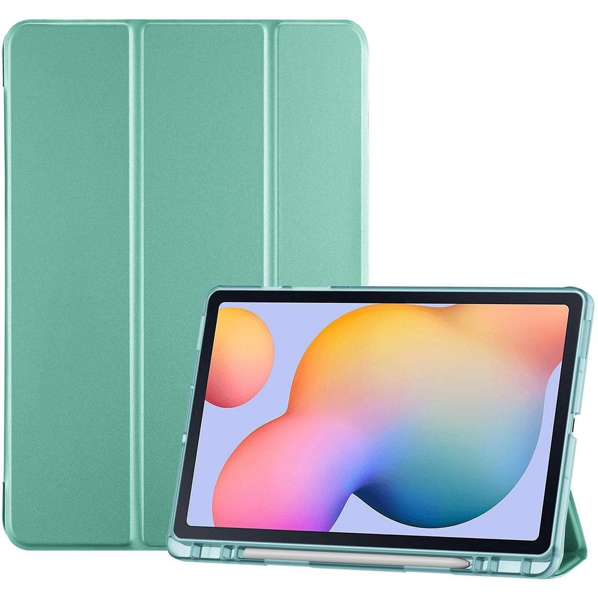 Procase Cover For Galaxy Tab S6 Lite 10.4 Case 2024 2022 2020 With S Pen Holder(Sm P620/P625/P613/P619/P615/P610), Trifold Stand