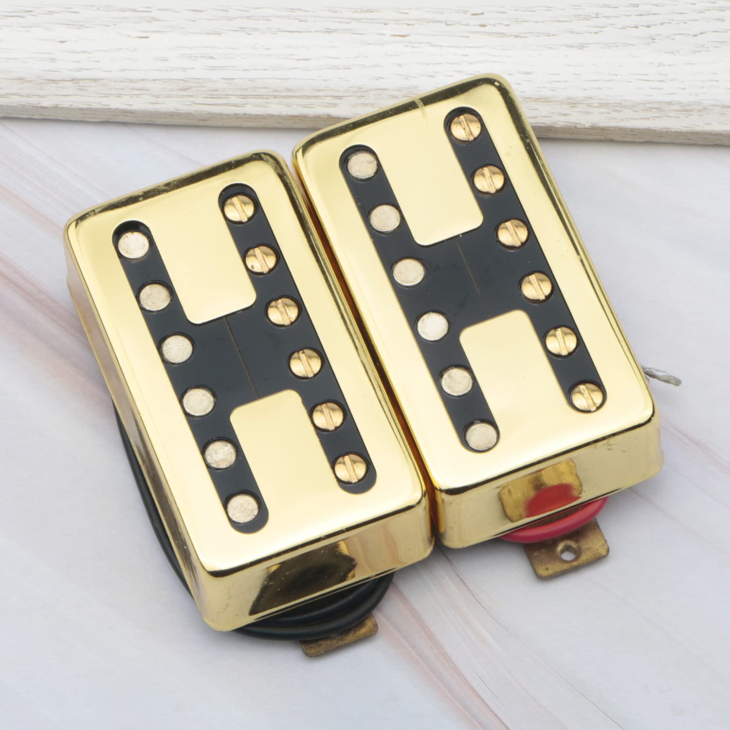 Swhmc Electric Guitar Pickup Double Coil Humbucker Neck And Bridge Pickup Set Lp Les Paul Guitar Gold