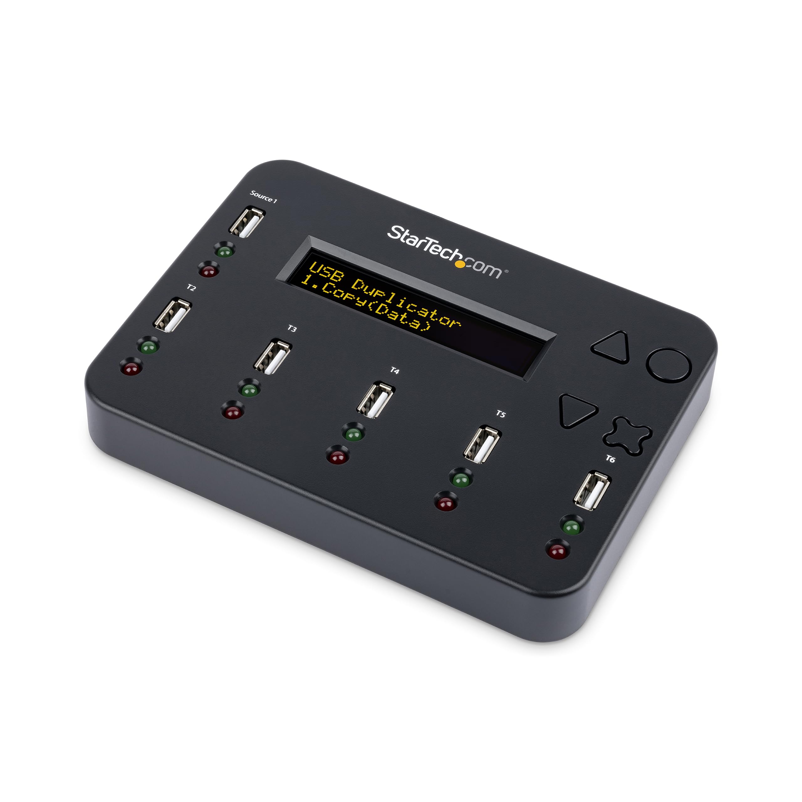 StarTech.com Standalone 1 to 5 USB Flash Drive Duplicator / Cloner / Eraser, Multiple USB Thumb Drive Copier / Sanitizer, System