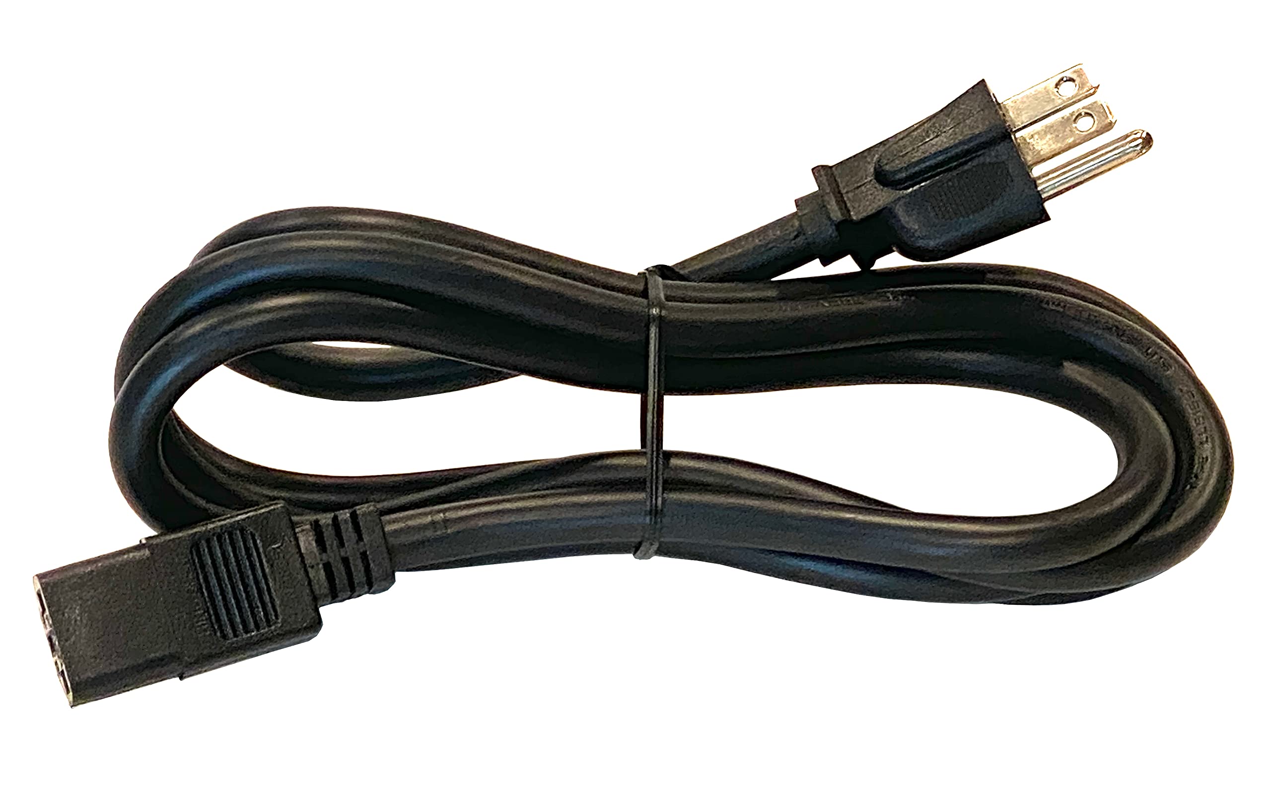 Heavy Duty 6 Foot 14 Awg Ac 3 Prong Power Cord For Guitar Amplifier Musical Amp Pc And More