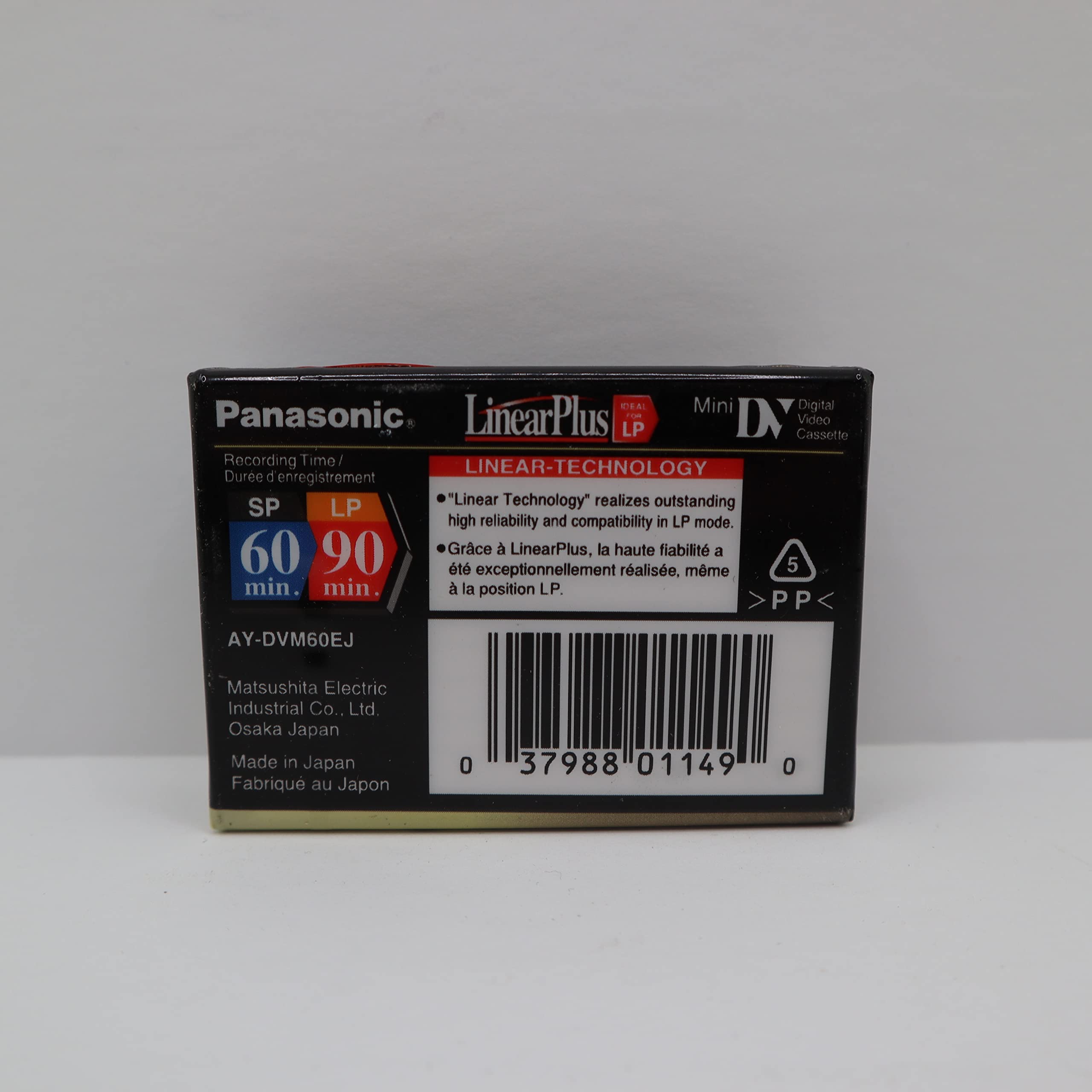 Panasonic Ay Dvm60Ej3 Minidv Tapes (60 Minute, 3 Pack)