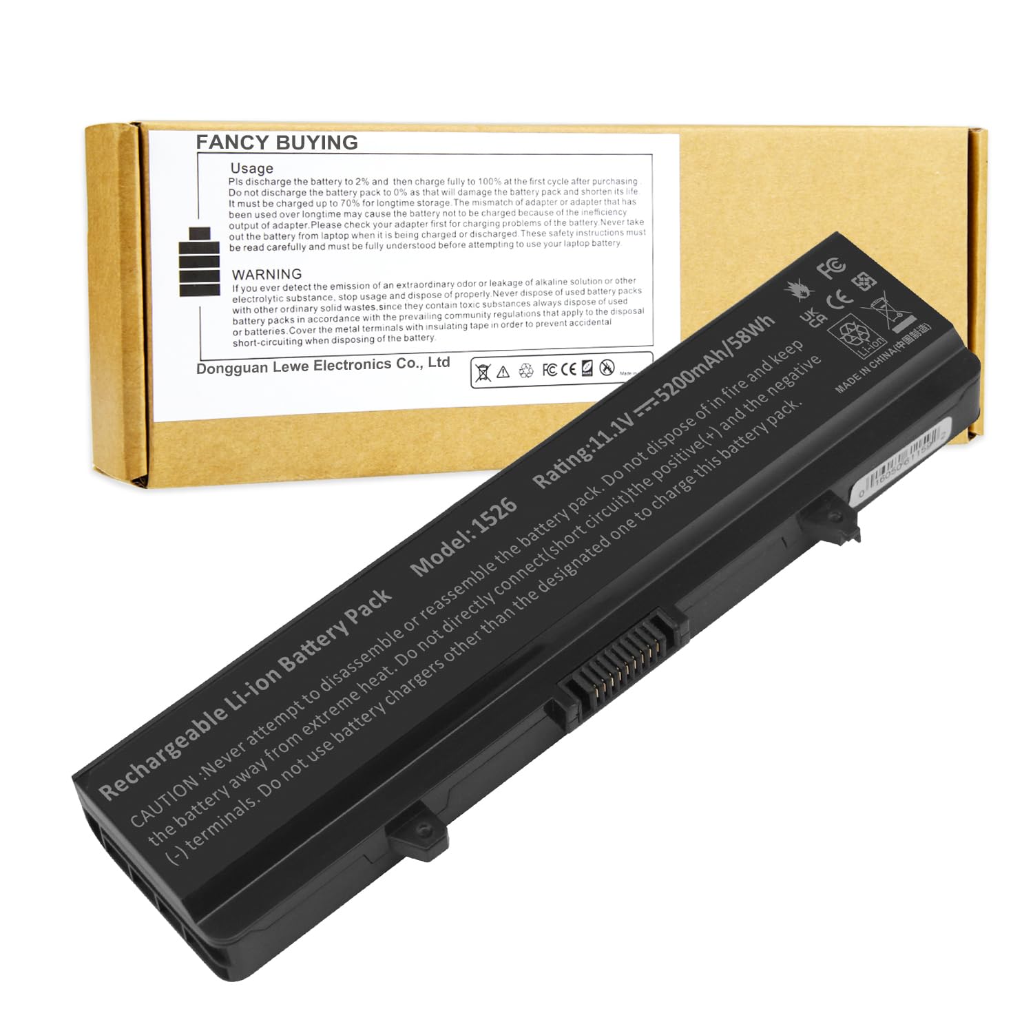 Fancy Buying New Laptop Battery For Dell 1525 1526 1545 1546 1750 1440 Pp29L Pp41L, Fits P/N X284G M911 M911G Gw240 Gp952 Rn873