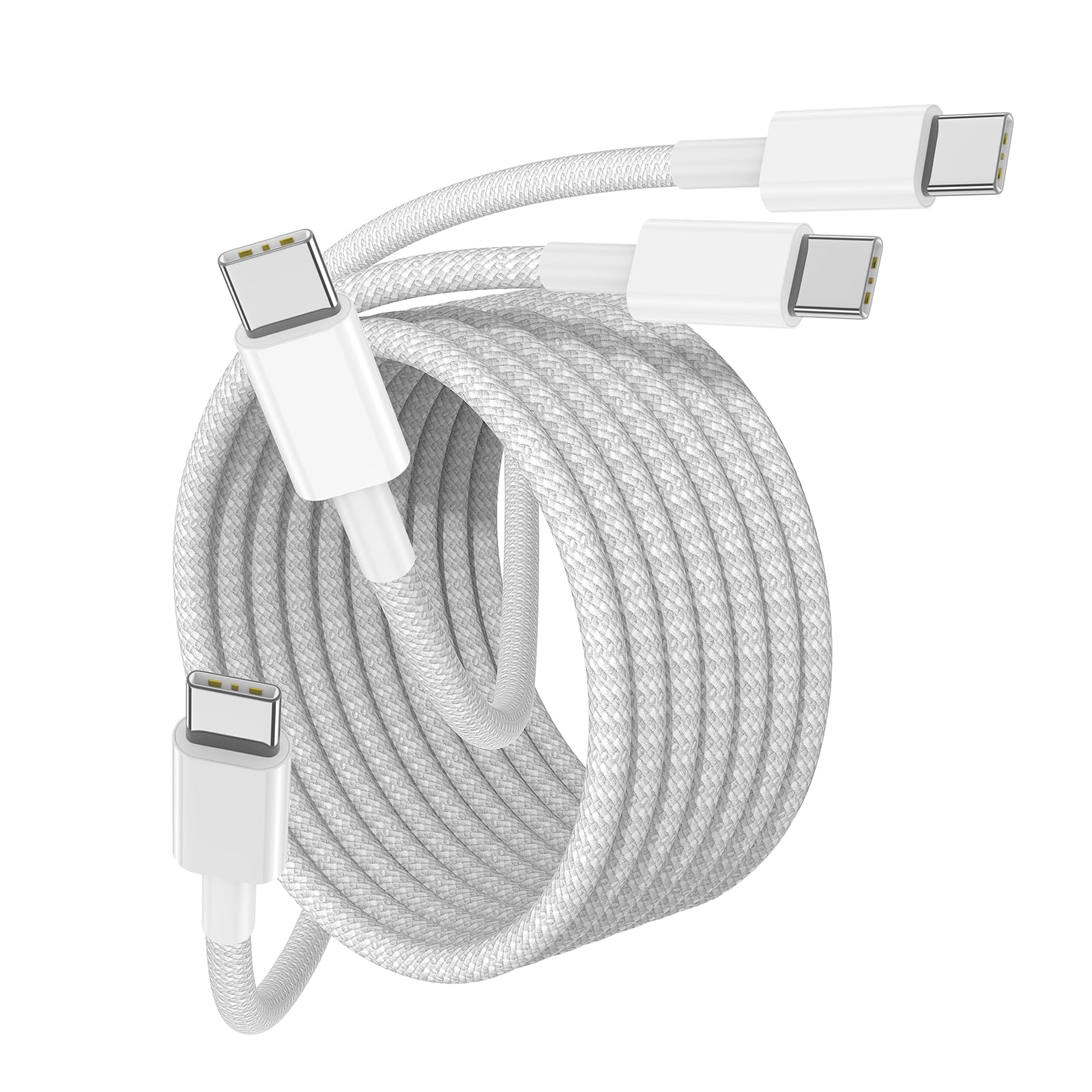 Ooouse For Iphone 15 Usb C Fast Charger Cable ,2Pack 3Ft Usb C To Usb C Cable Charging Cord, Nylon Braided Charger Cable For Iph