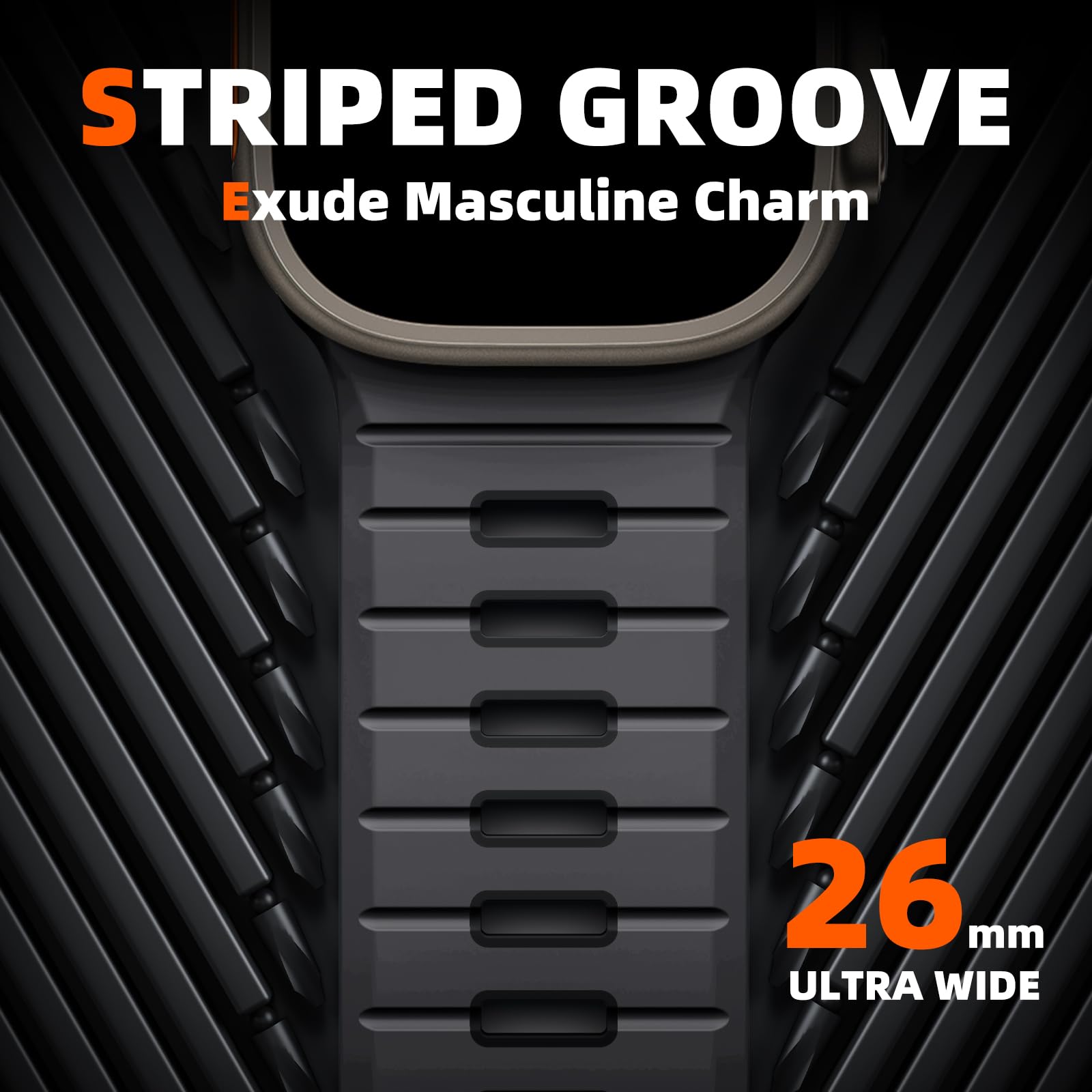 Odbeai Sport Band Compatible With Apple Watch Ultra 2/Ultra Band,Compatible With Apple Watch Bands For Men 49Mm 46Mm 45Mm 44Mm 4