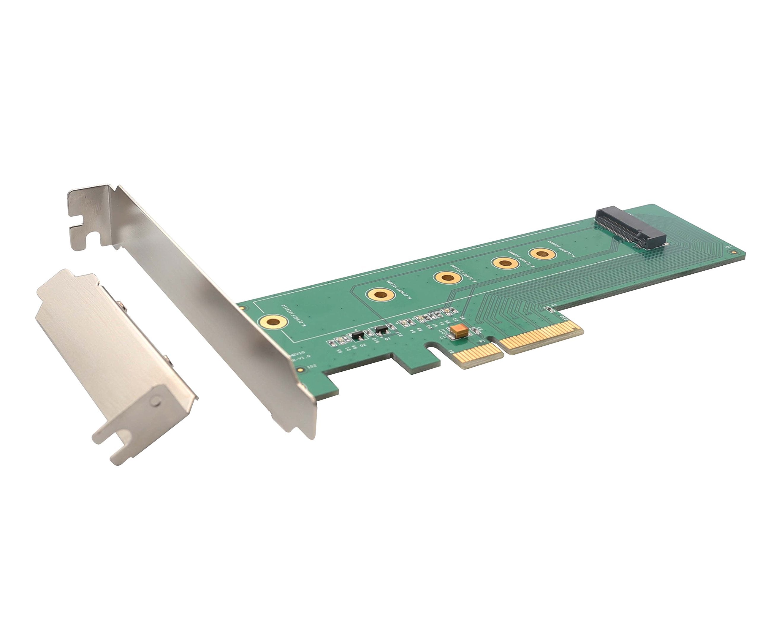 I/O Crest M.2 Ngff Pcie Ssd To Pci Express 3.0 X4 Host Adapter Card - Support M.2 M-Key Pcie (Nvme Or Ahci) Type 22110, 2280, 22