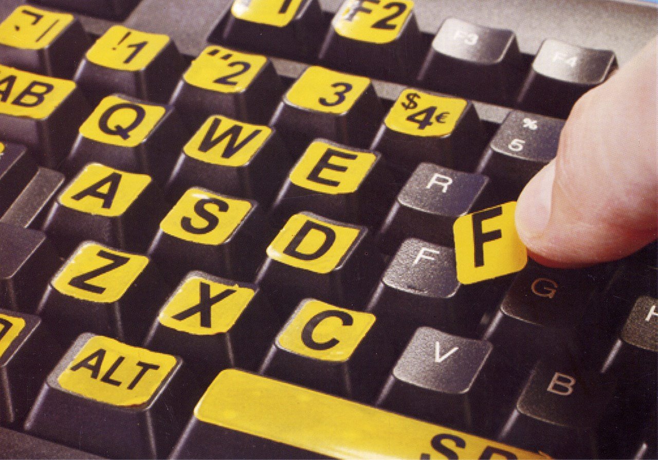 Viziflex Large Print Keyboard Stickers (Ktsb)