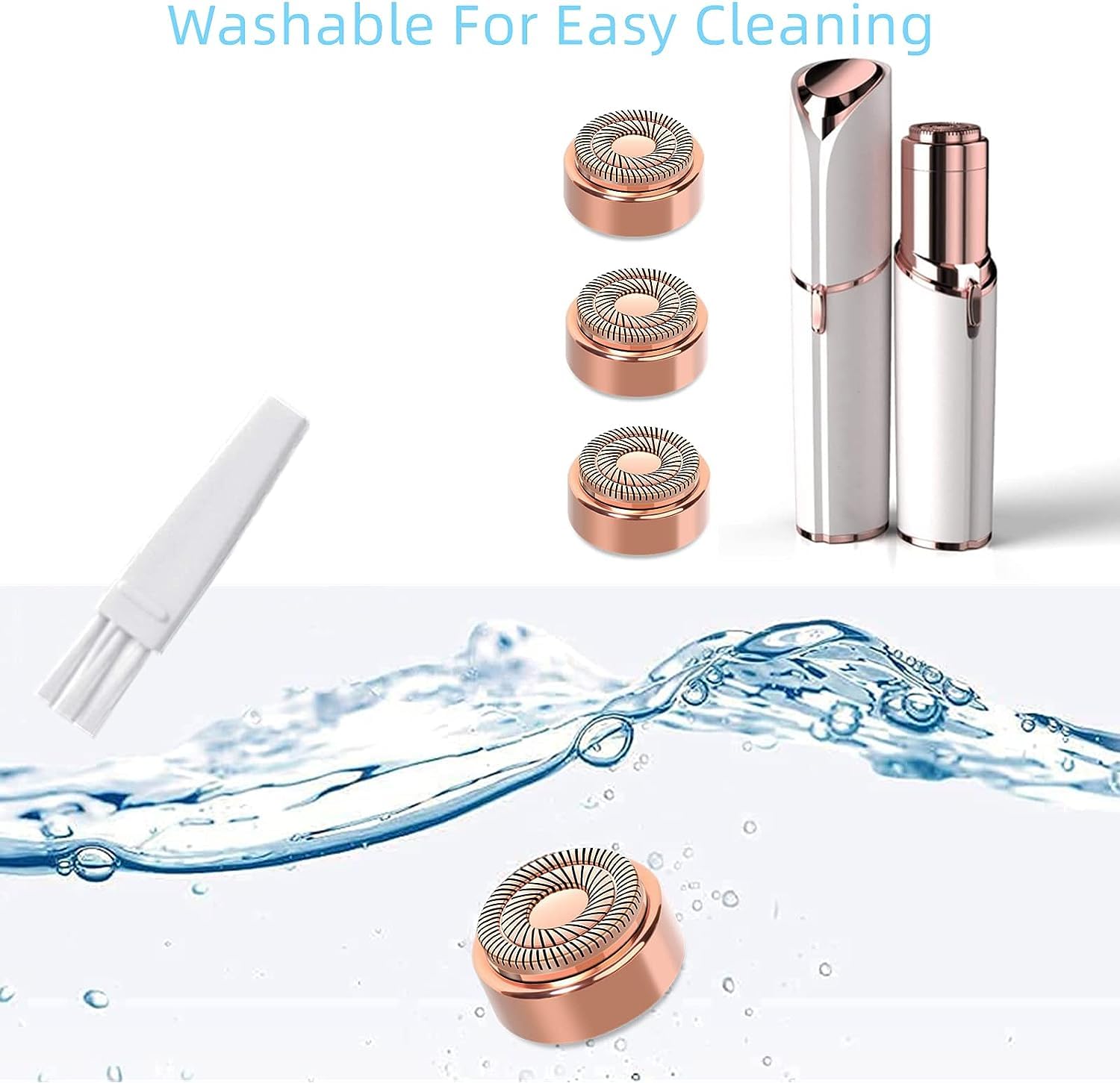 Facial Hair Remover Replacement Heads For Flawless Replacement Heads Gen 2 Suitable For Finishing Touch Flawless Facial Hair Rem