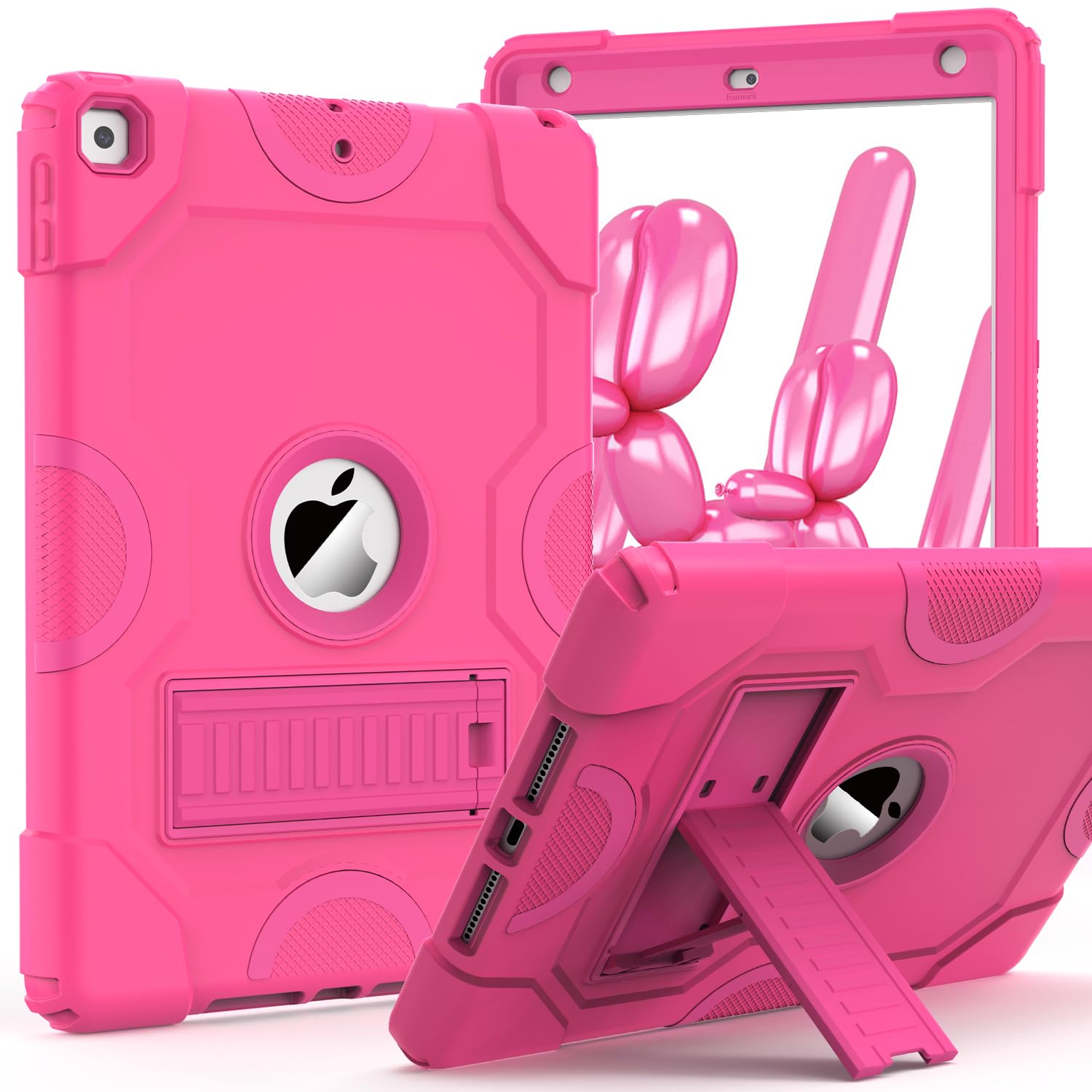 Zonefoker For Ipad 9Th 8Th 7Th Generation Case, Ipad 10.2 Inch 2021/2020/2019 Case, Heavy Duty Rugged Shockproof Protective Cove