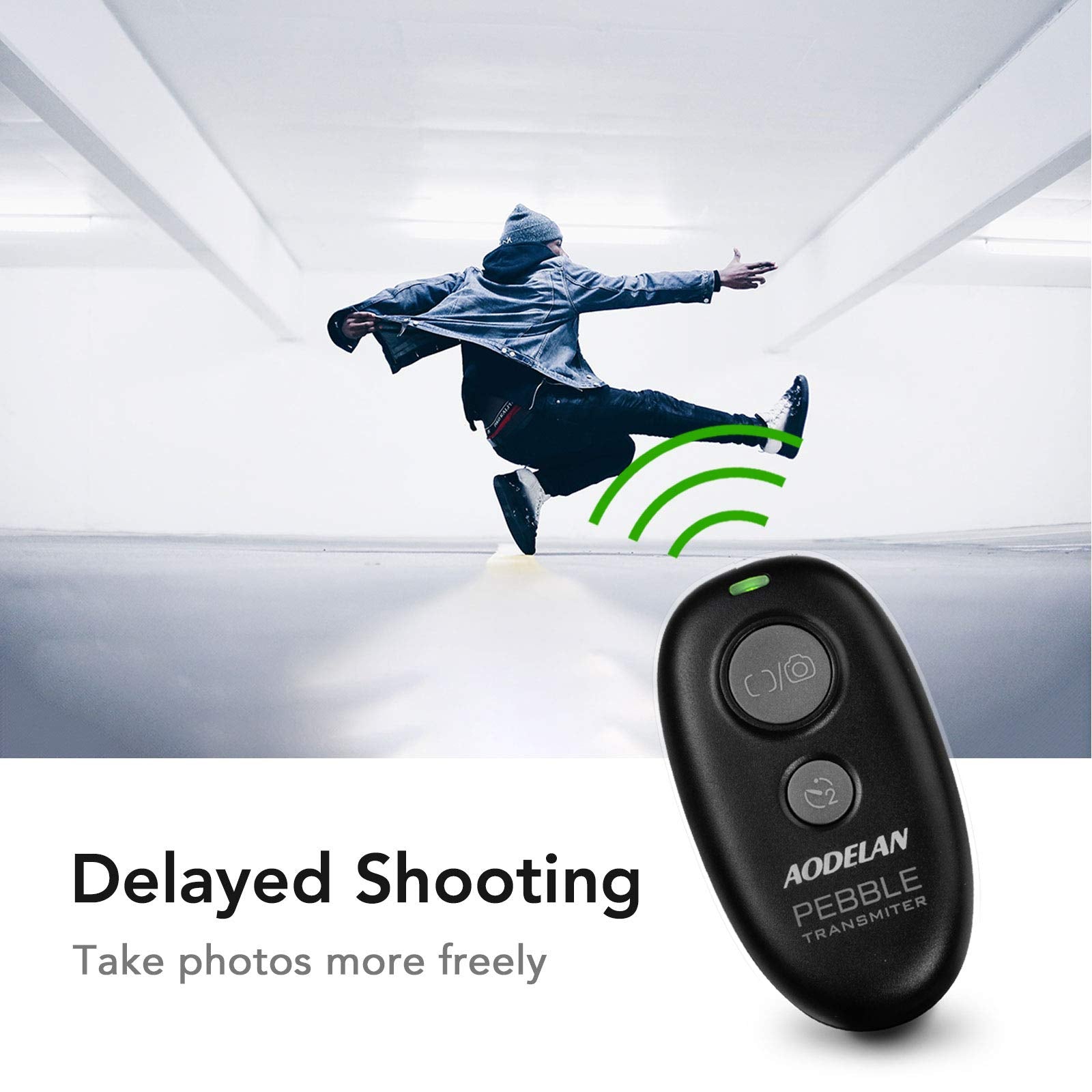 Camera Wireless Shutter Release, Remote Control Trigger Compatible With Nikon Df, Z7, Z7 Ii, Z6, Z9, D750, D850, D5600, Coolpix