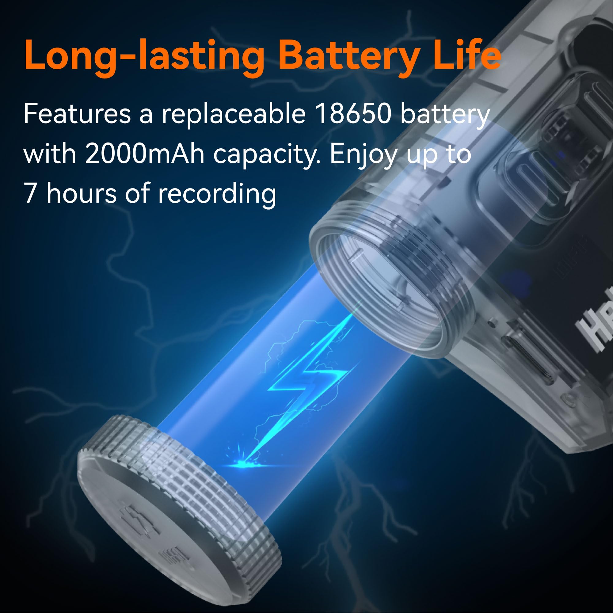 Runcam Helmet Camera,1080P Bendable Action Camera With 7 Hours Recording With App Control For Airsoft Riding Cycling Climbing Outdoor Sports