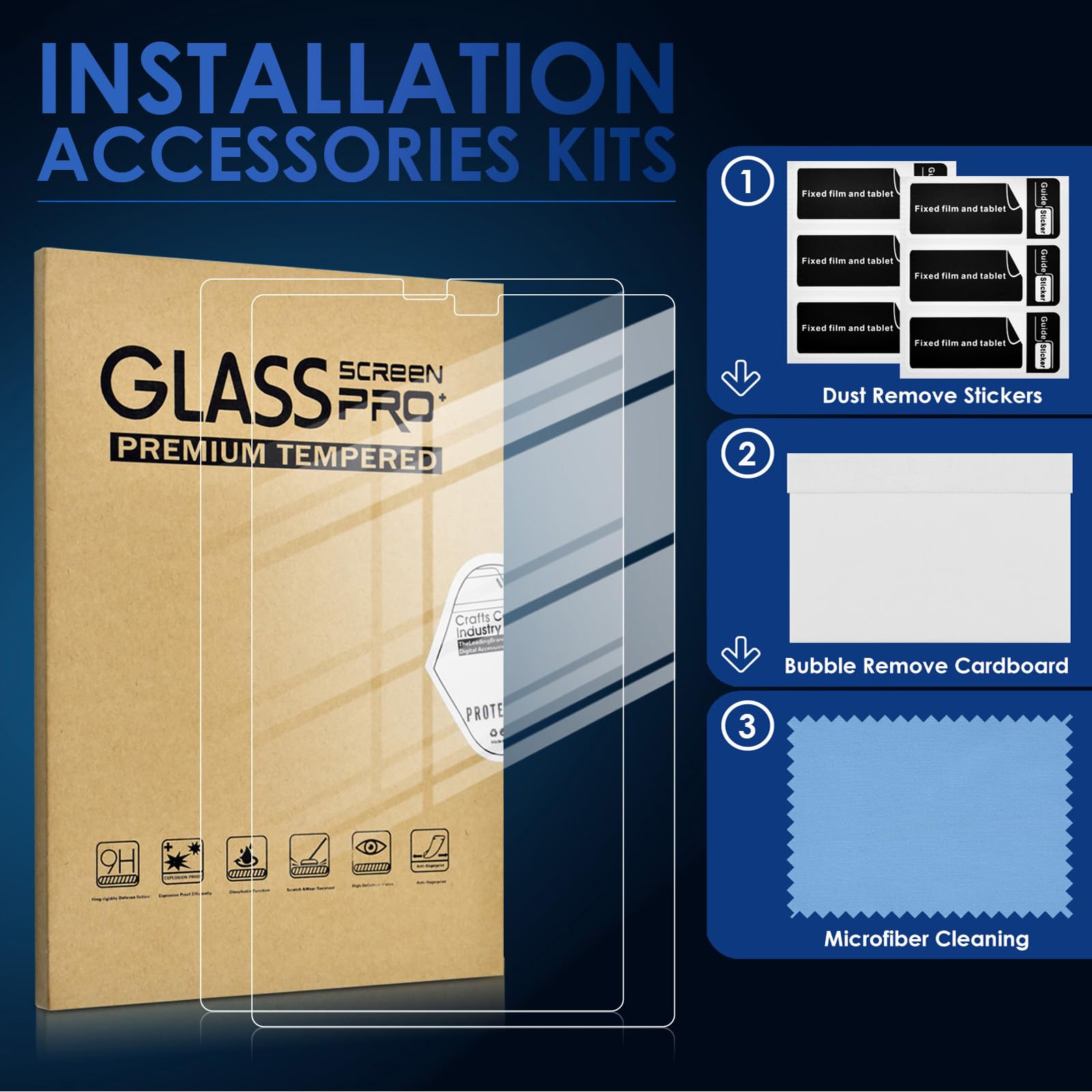 ?2 Pack?Detuosi Screen Protector For Samsung Galaxy Tab A7 Lite 8.7'' 2021 (Sm T220/T227U/T225),Ultra Clear/Case Friendly/Touch