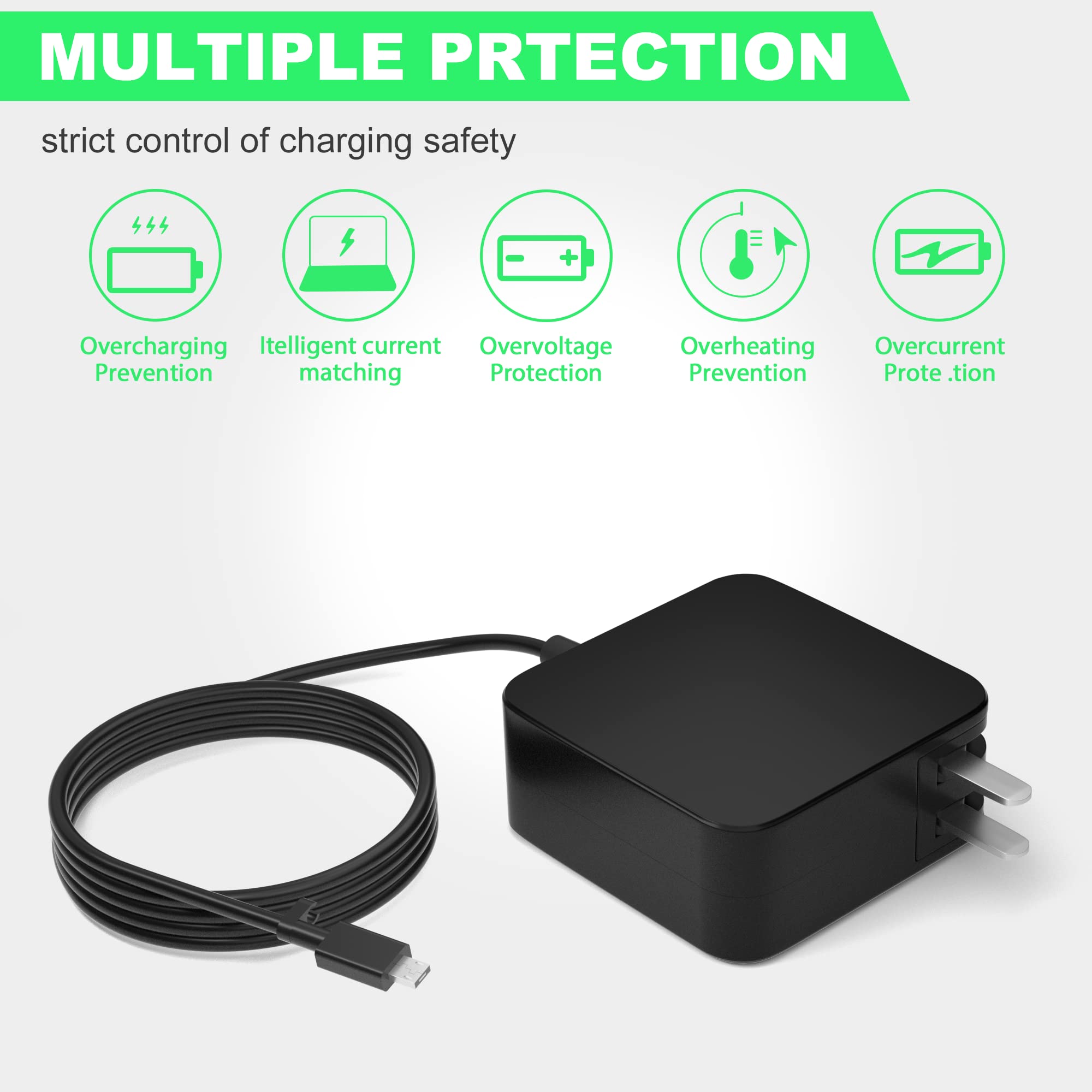 33W 19V 1.75A Laptop Charger For Asus Chromebook Flip C100Pa C100P C100 C201 C201P C201Pa Eeebook X205 X205T X205Ta Vivobook E20