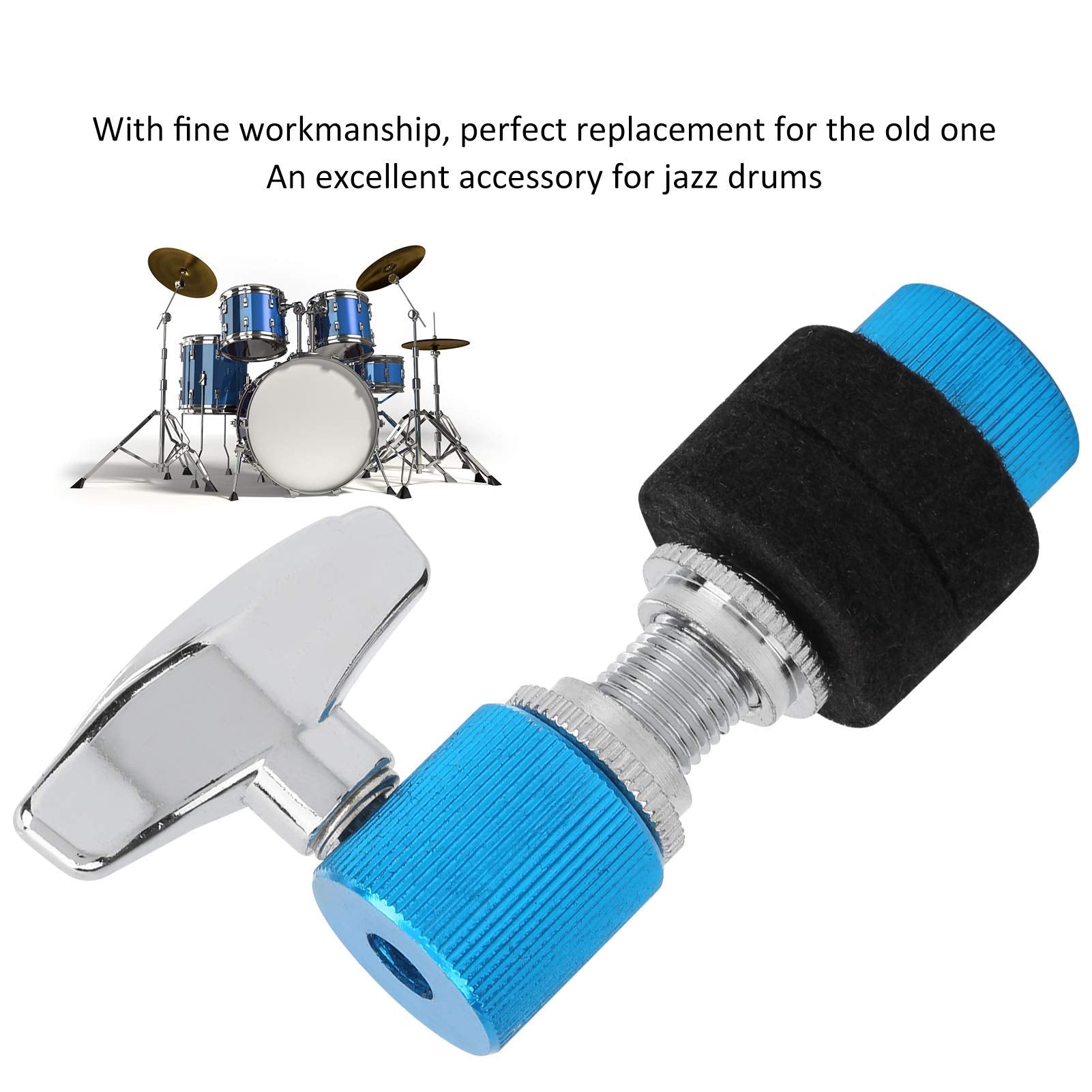 Hihat Clutchs Aluminum Alloy Standard Hi Hat For Jazz Drums Percussion Instrument Parts(Blue)