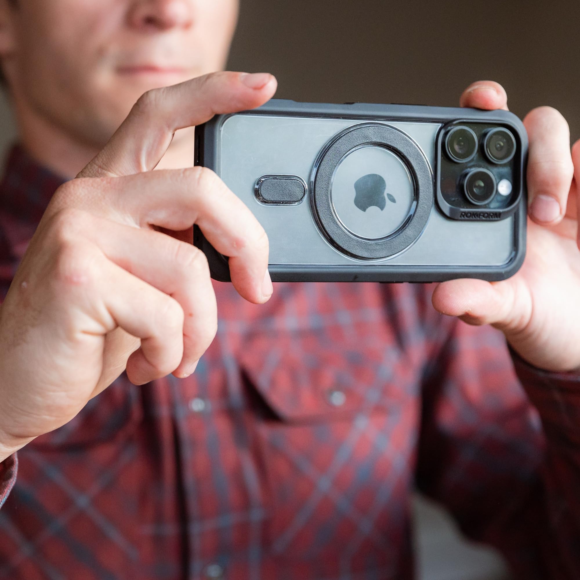 Rokform Slim Case Compatible With The Iphone 16, Drop Tested (Clear)