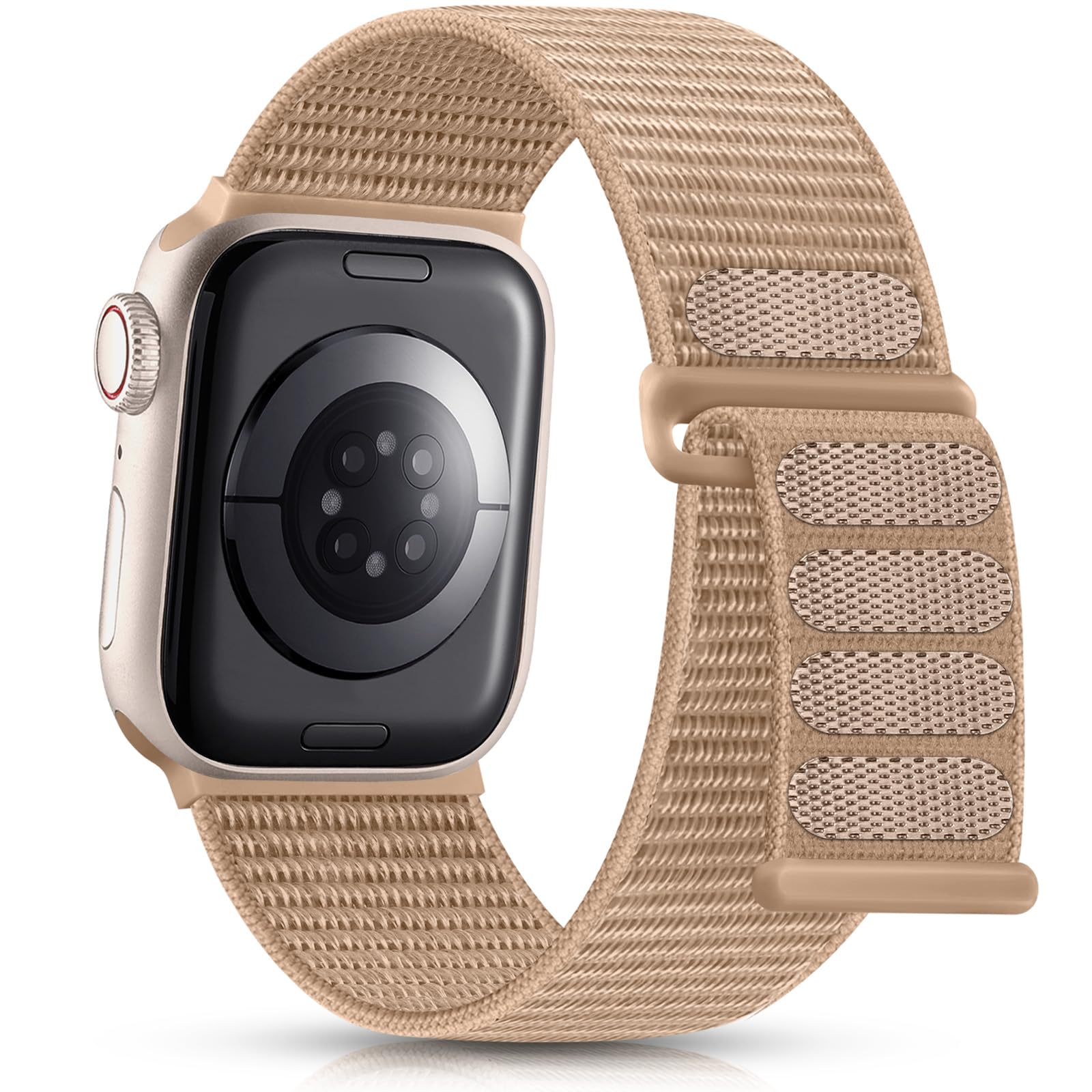 Getino Compatible For Apple Watch Band 46Mm 42Mm 44Mm 45Mm 49Mm Iwatch Bands 40Mm 41Mm 38Mm Women Men, Stretchy Sport Nylon Stra