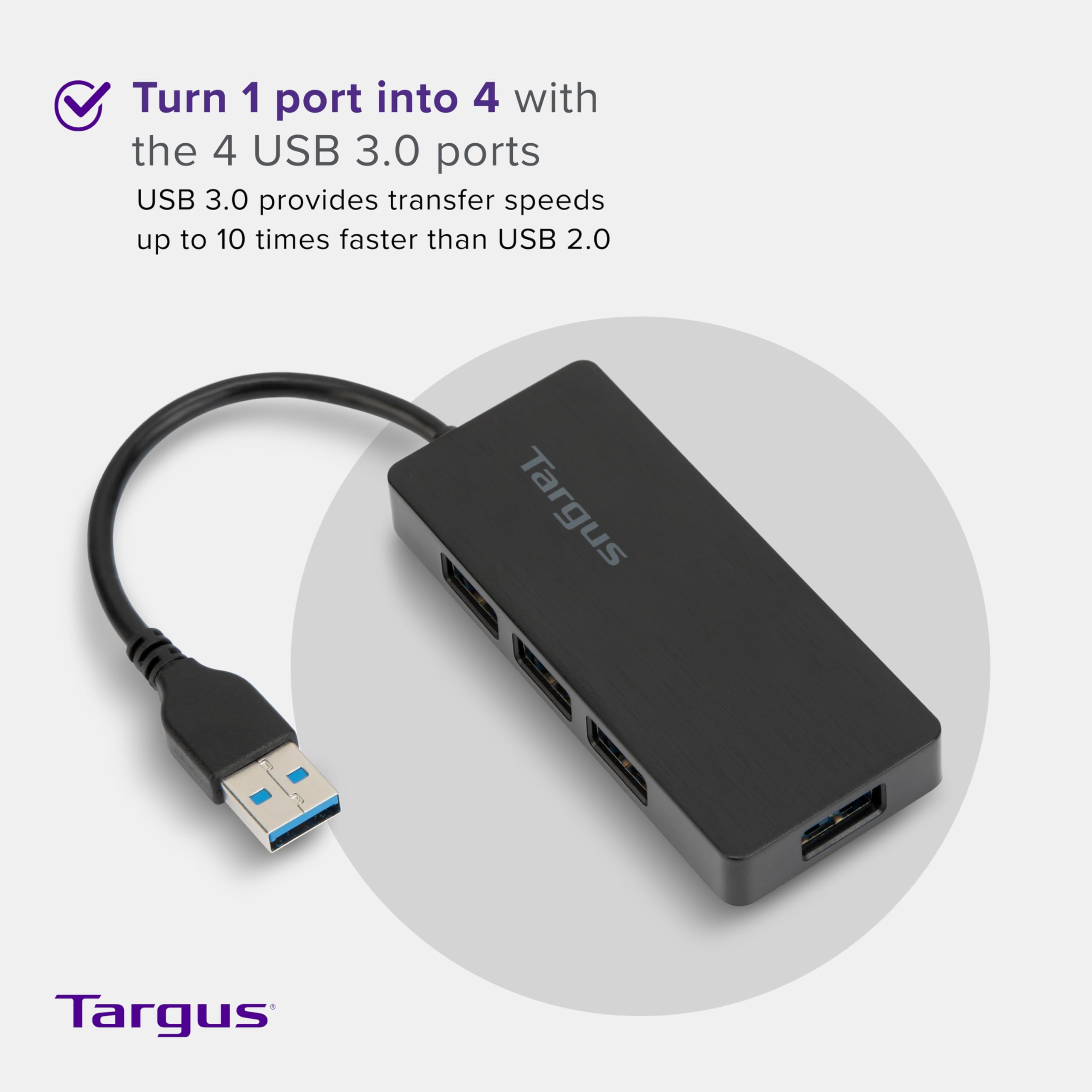 Targus - Usb 3.0 4-Port Hub