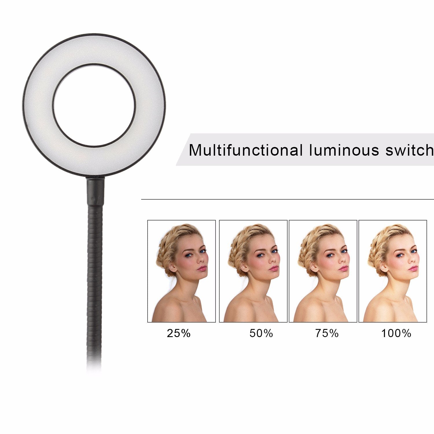 Sokani Selfie Ring Light With Cell Phone Holder And Stand Bracket For Youtube Tik Tok Tiktok Zoom Video Conference Live Stream M