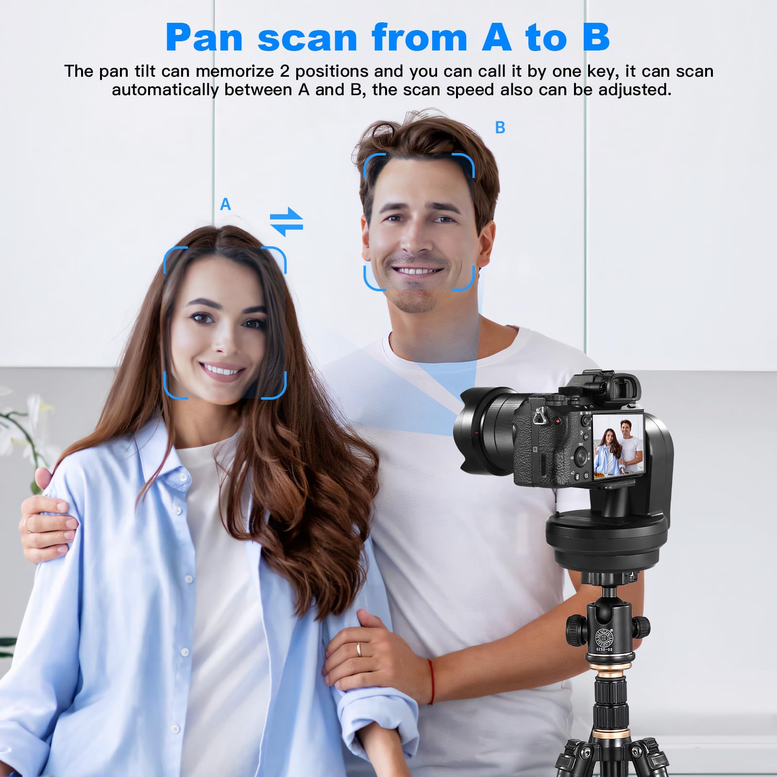 Soonpho M2 Motorized Rotating Panoramic Tripod Head With Remote Control & Mobile Phone Clip For Dslr Cameras/Smartphones-Built-I