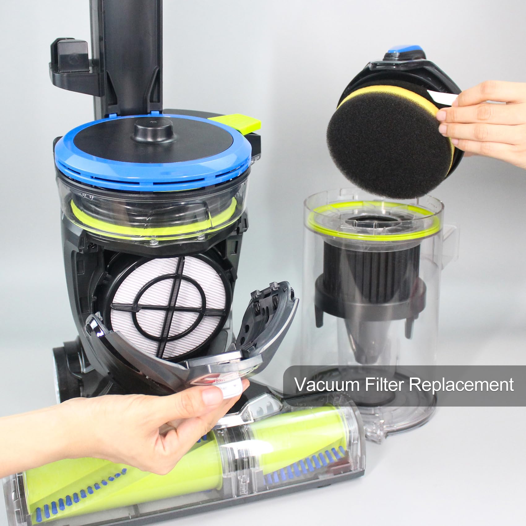 Cpai Replacement Filters Compatible With Bissell Pet Hair Eraser Turbo Rewind Vacuum Cleaner,Fits Models 27909,24613,2790,2790W,