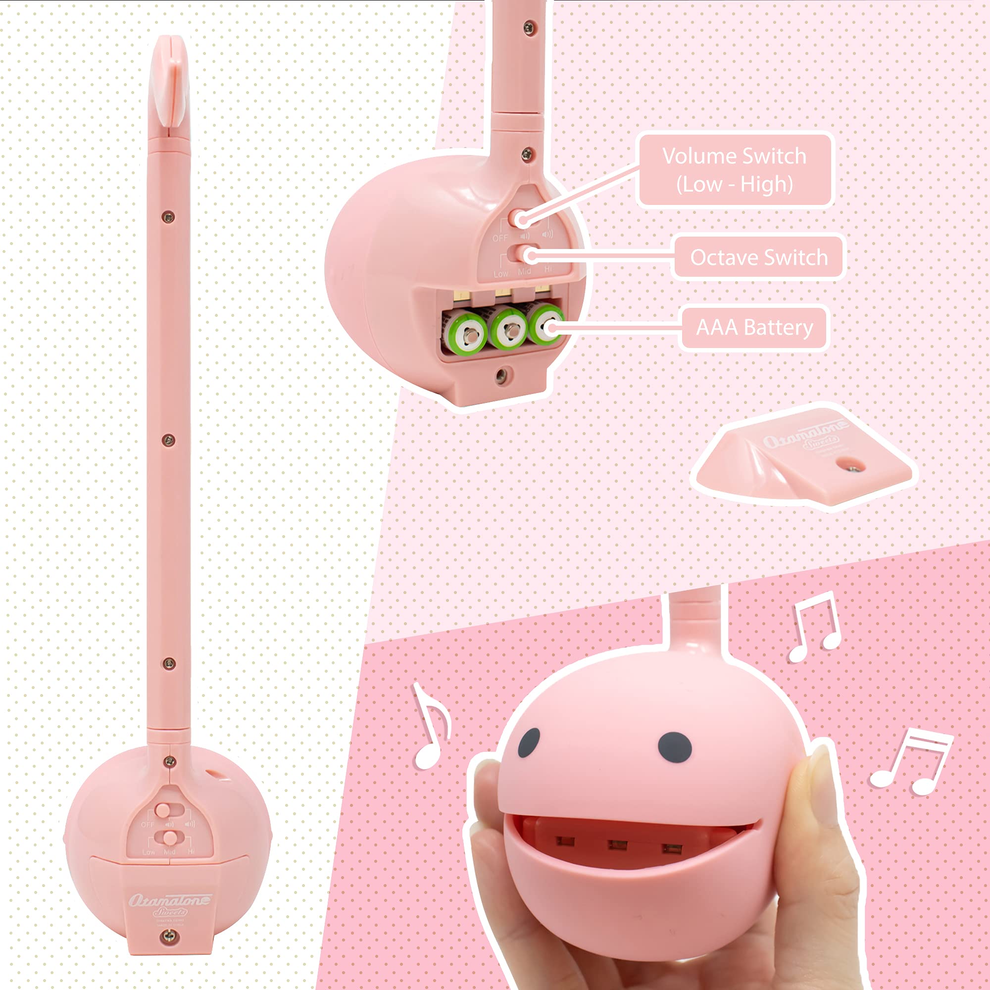Otamatone Japanese Electronic Musical Instrument Portable Music Synthesizer From Japan By Maywa Denki Studio Award Winning, Educ