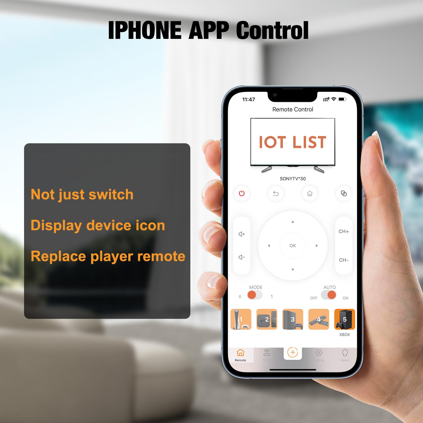 Hdmi 2.1 Switch 8K 60Hz, 4K 120Hz 5 In 1 Out Hdmi Switcher Splitter With Ios App/Cec Remote, Resolution Adjusted, Arc, Hdr10+, D