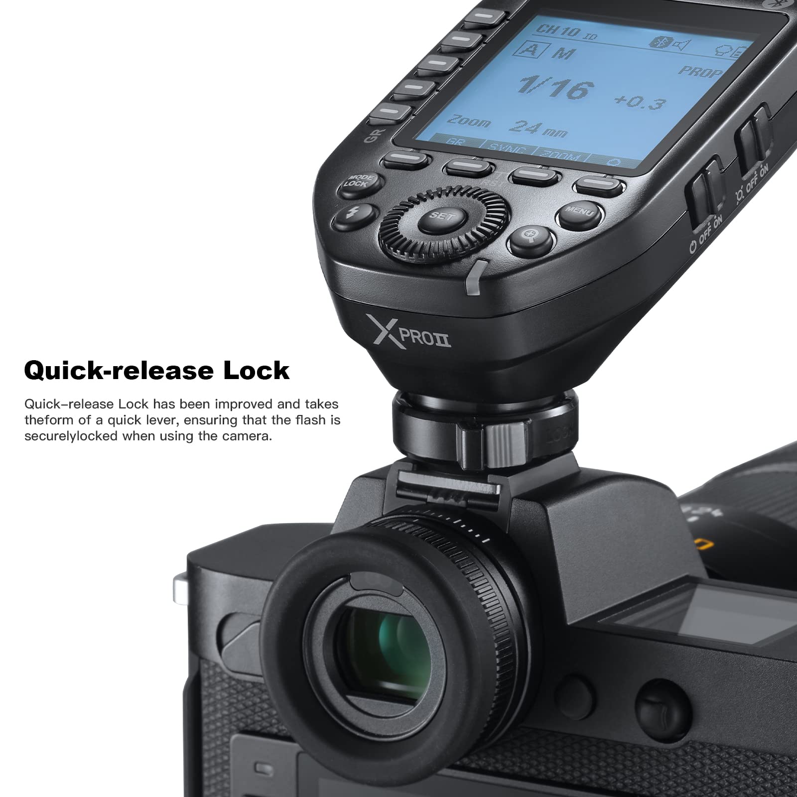 Godox Xproii C Ttl Wireless Flash Trigger Transmitter Compatible For Canon Cameras,2.4G 1/8000S Hss,Bluetooth Connection,New Hot