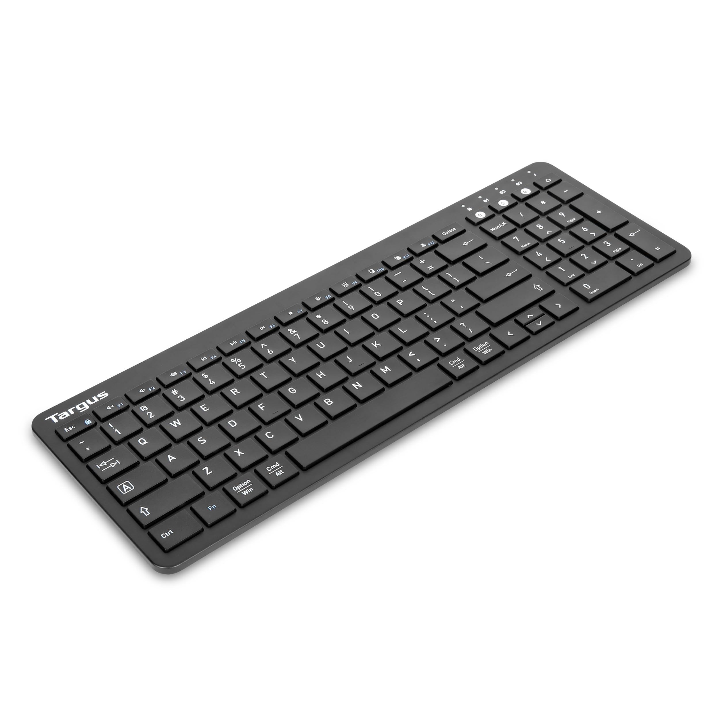 Targus Midsize Multi-Device Bluetooth Keyboard - Compatible with Chrome OS, Windows, macOS, iOS, and Android (AKB863US)