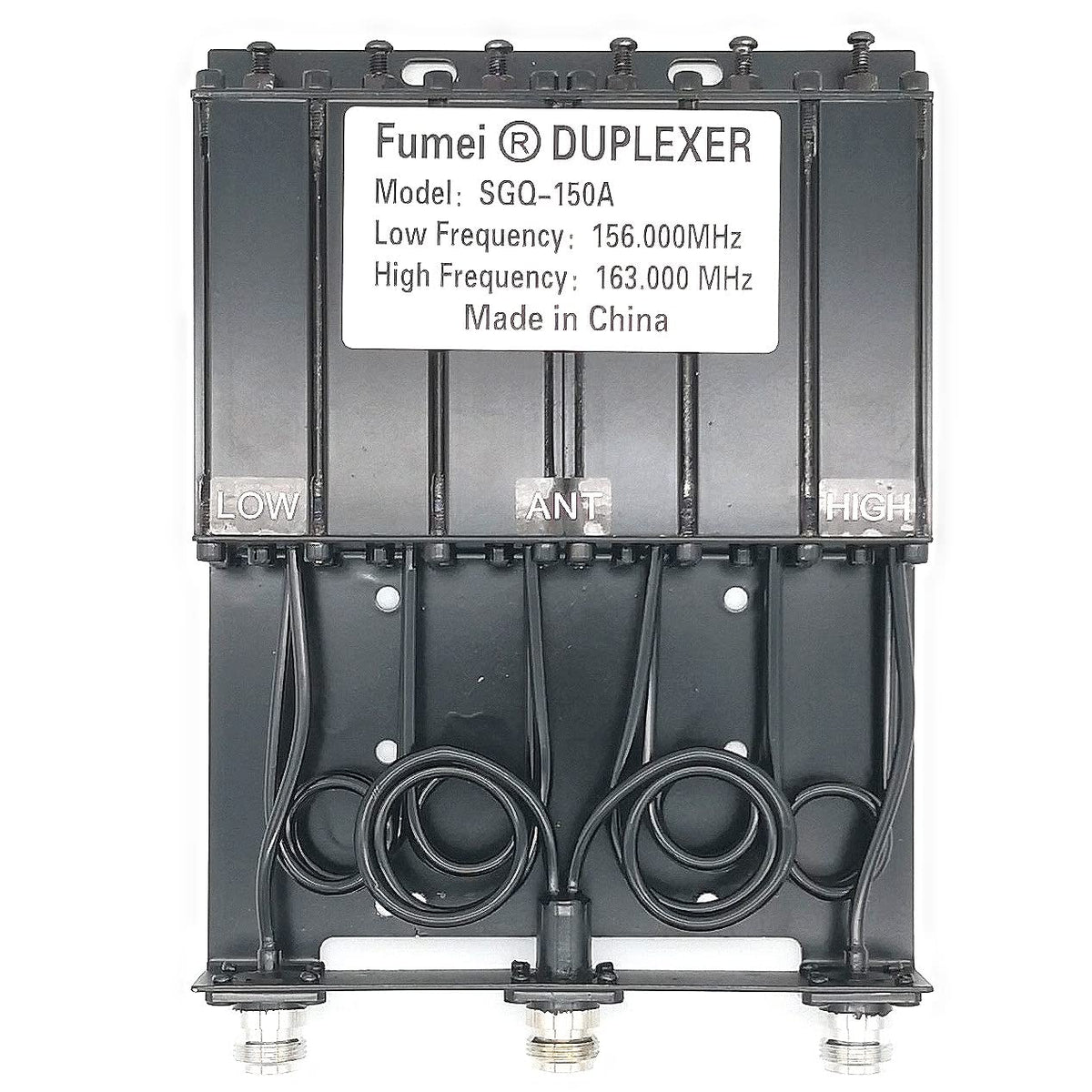 Fumei Vhf 136 174Mhz 30W Duplexer For Radio Repeater With Pre Tuned Low Frequency 156Mhz & High Frequency 163Mhz & N Female Conn
