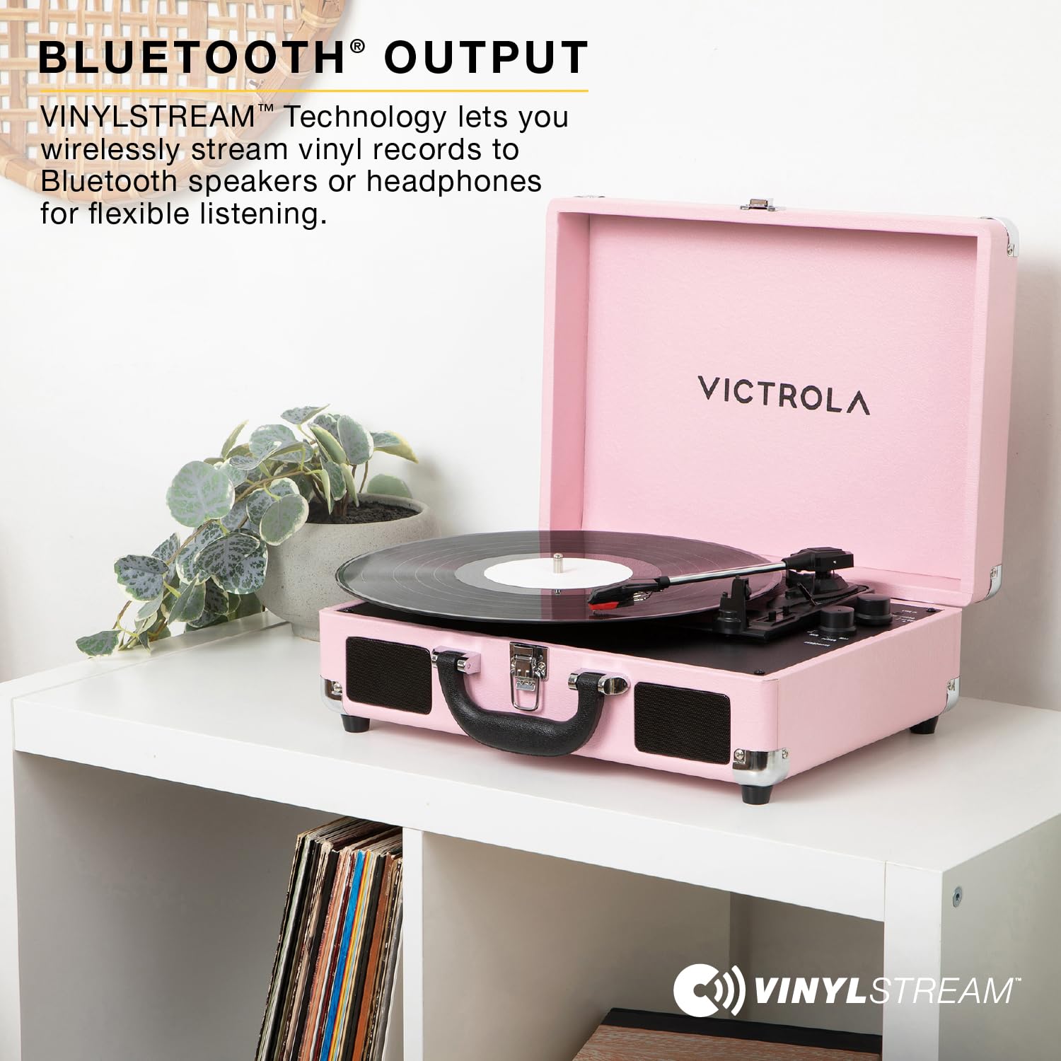Victrola Journey Ii (2025 Model) - Bluetooth Suitcase Record Player - Built-In Stereo Speakers With Enhanced Bass, 3-Speed Turnt