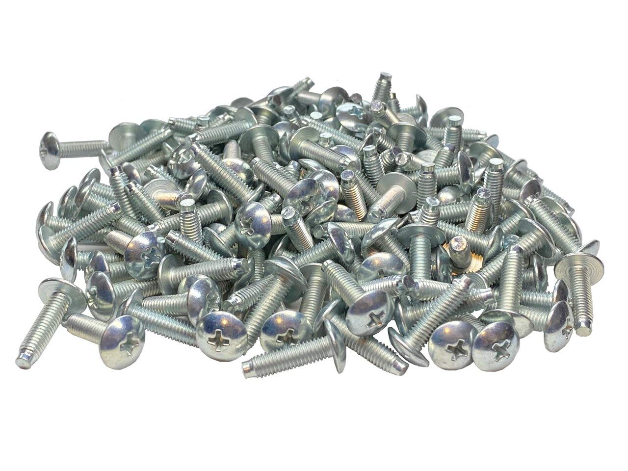 Rackgold 10 32 Zinc Rack Screws 100 Pack   Usa Made