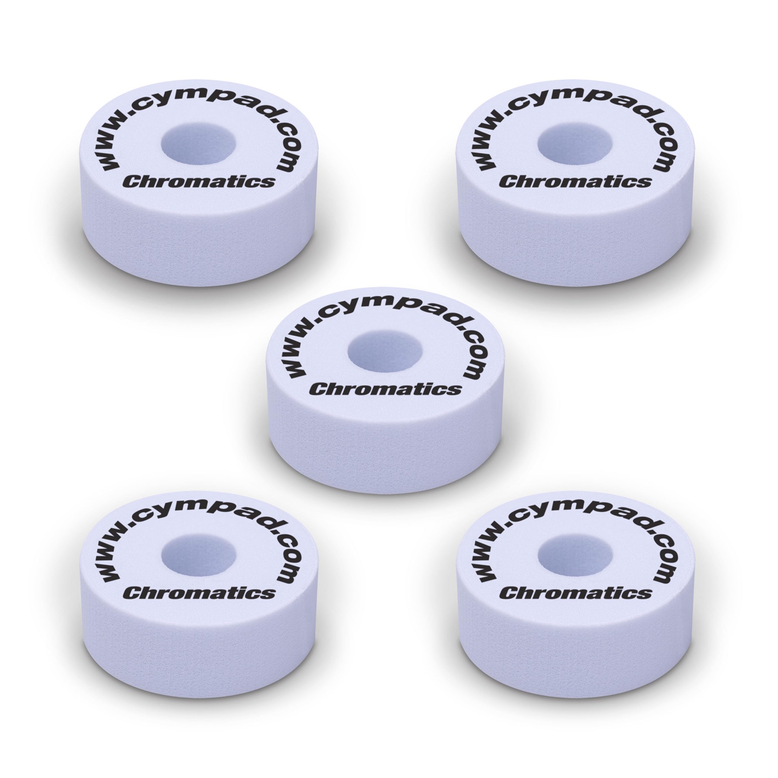Cympad Chromatics Foam Cymbal Washer Set 40/15Mm White