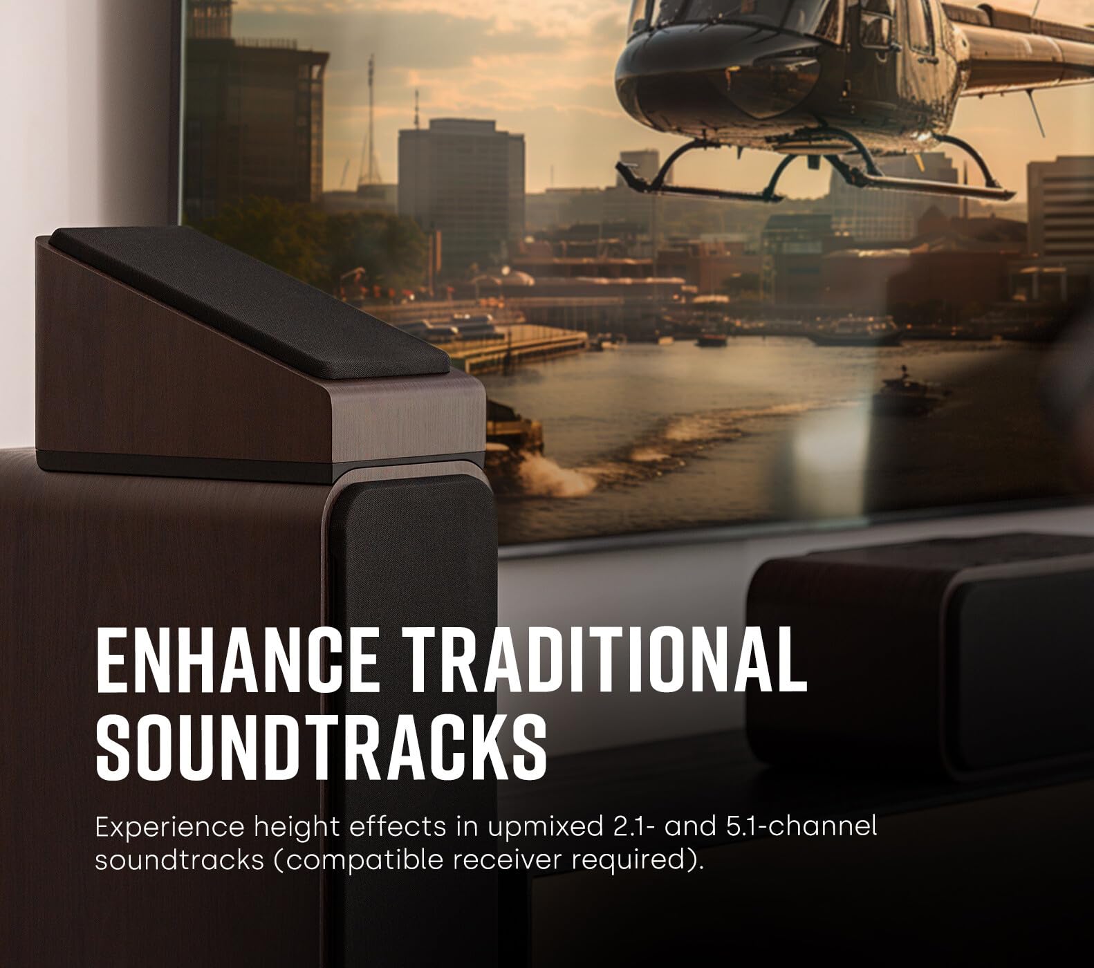 Polk Signature Elite Es90 Height Module Speaker (Pair) For Immersive Overhead Sound, Terylene Dome Tweeter, Mica Fortified Polyp